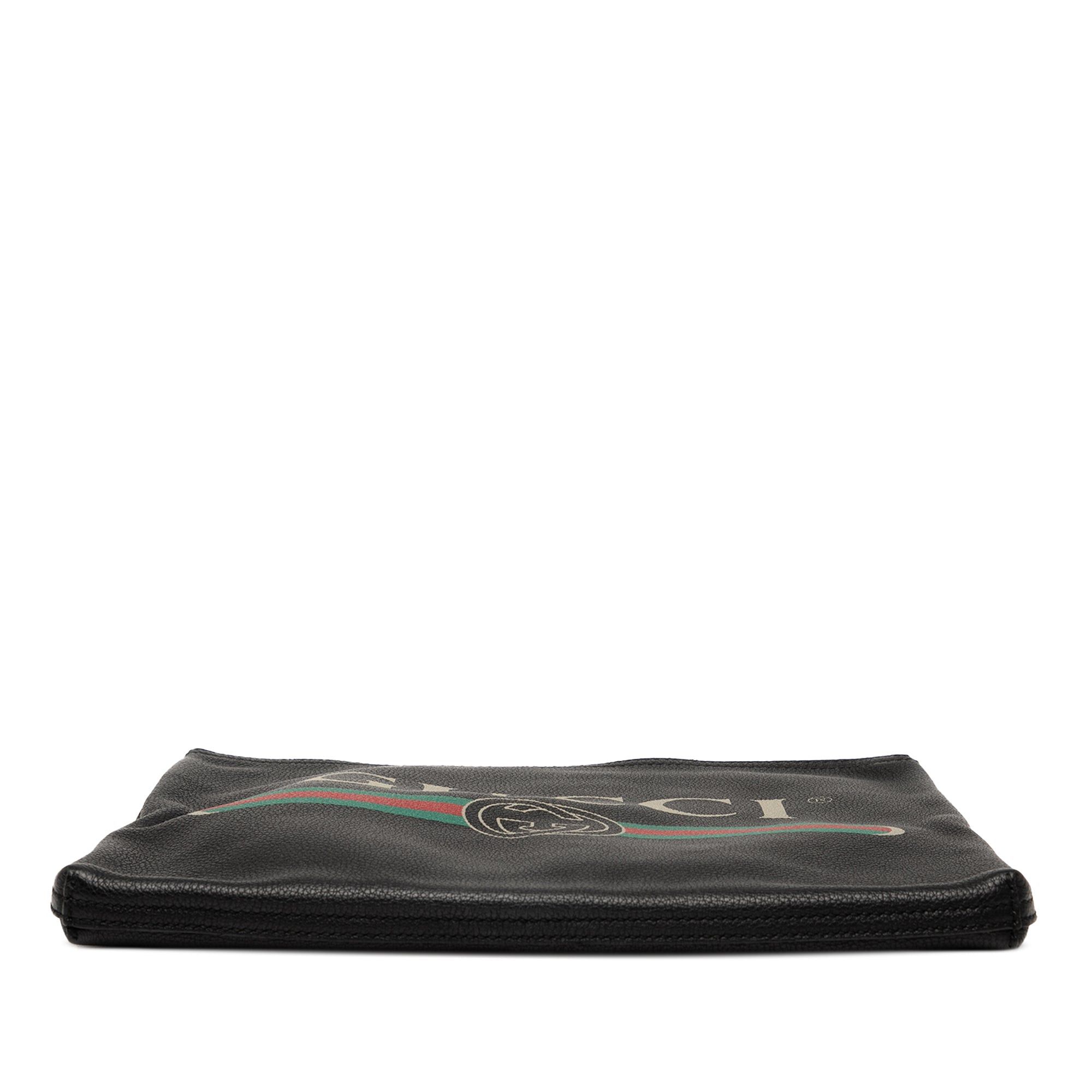 Gucci Medium Leather Logo Portfolio Clutch Size ONE SIZE - 3 Thumbnail