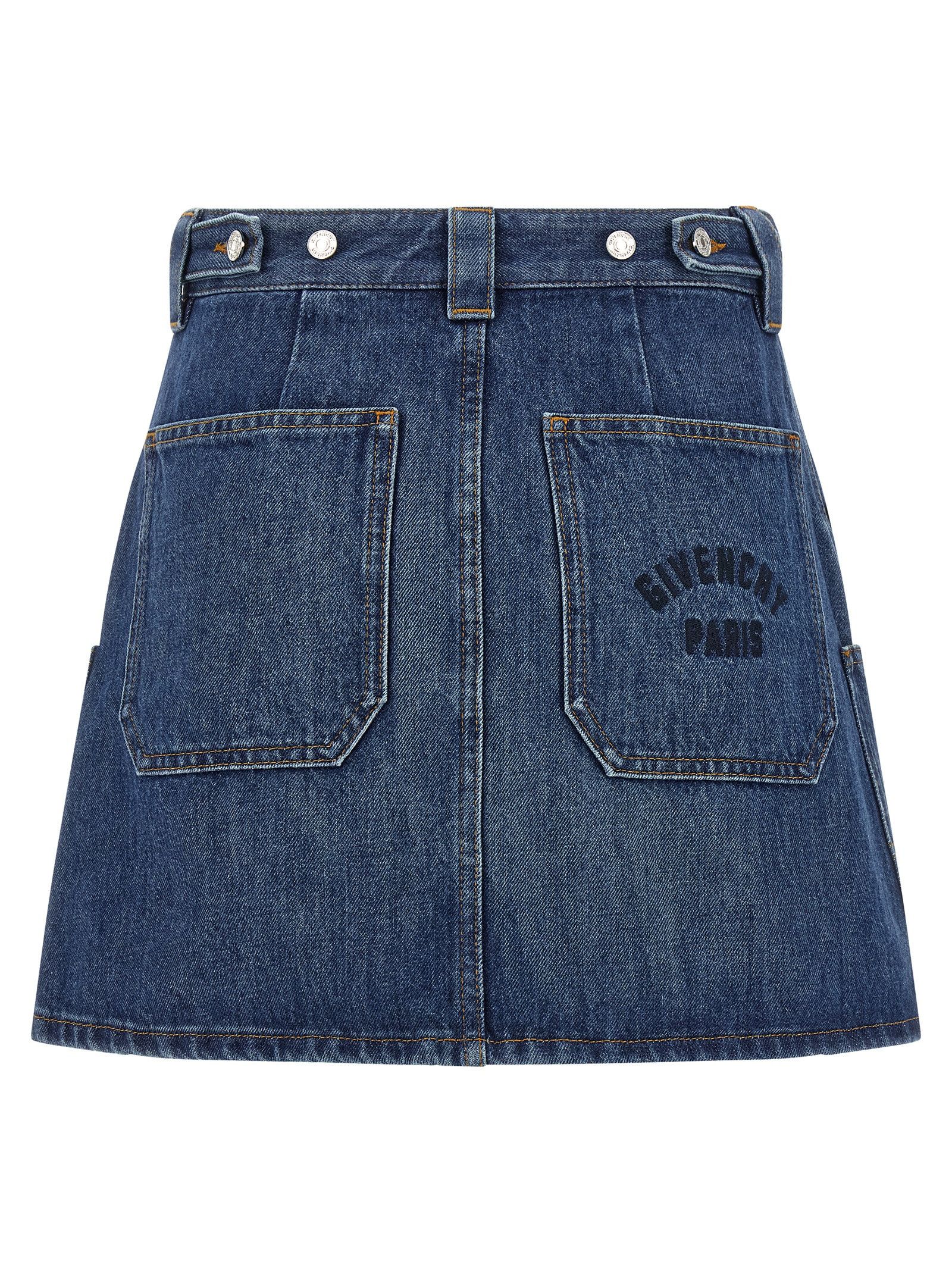 Givenchy Denim Skirt Size 27" / US 4 / IT 40 - 2 Thumbnail