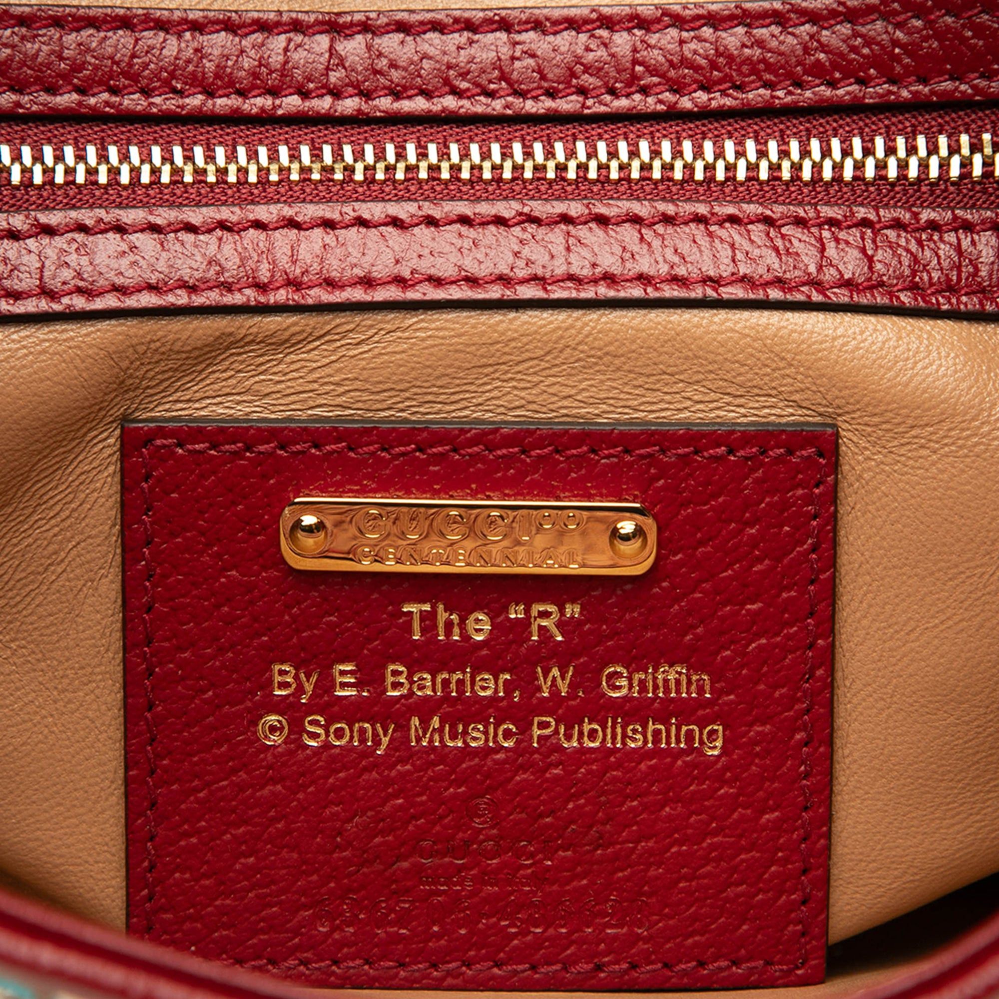 Gucci Small Canvas 100 Centennial Music Jackie 1961 Crossbody Size ONE SIZE - 4 Thumbnail
