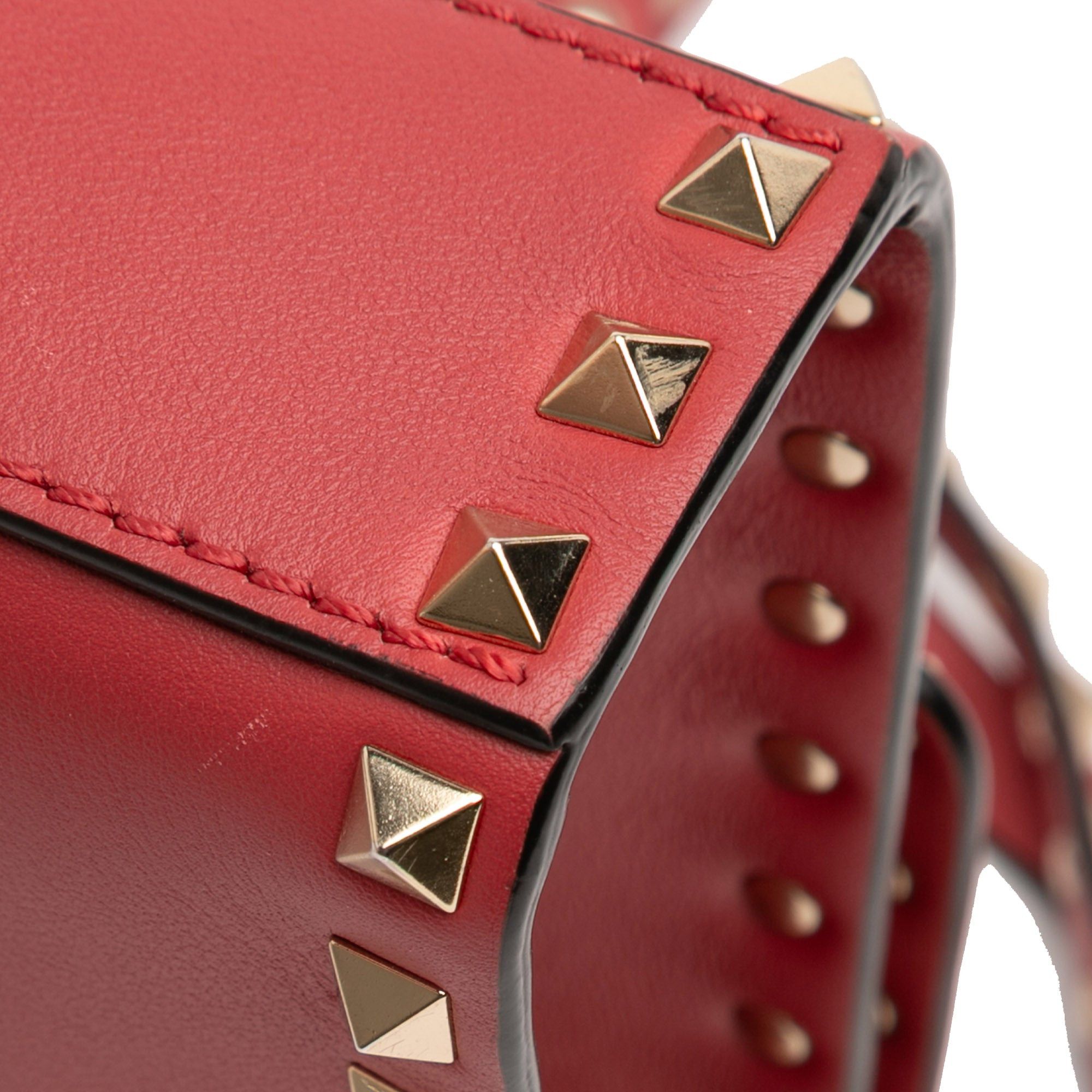 Valentino Small Leather Rockstud Flap Crossbody Size ONE SIZE - 8 Thumbnail