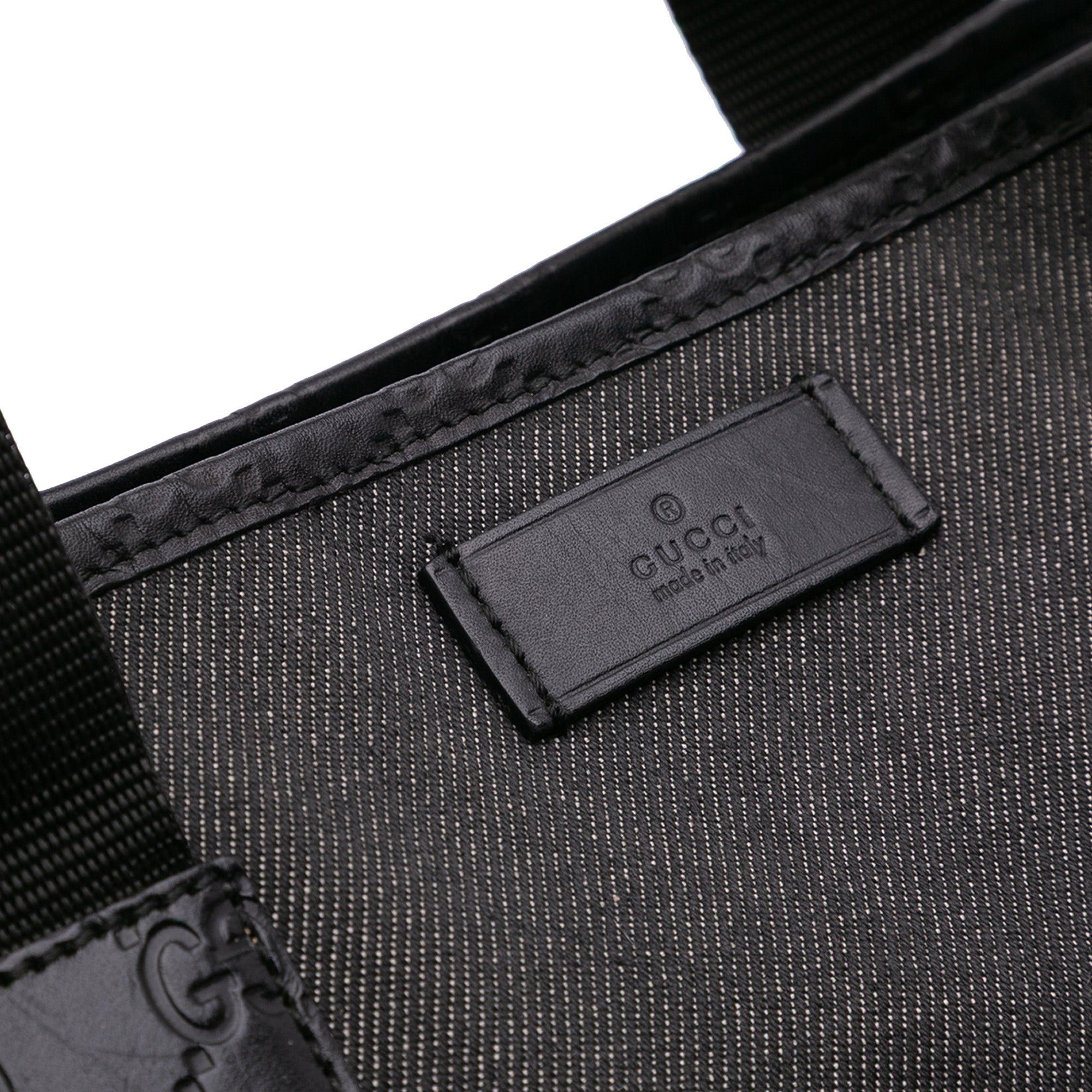 Gucci Guccissima Trimmed Denim Tote Size ONE SIZE - 8 Thumbnail