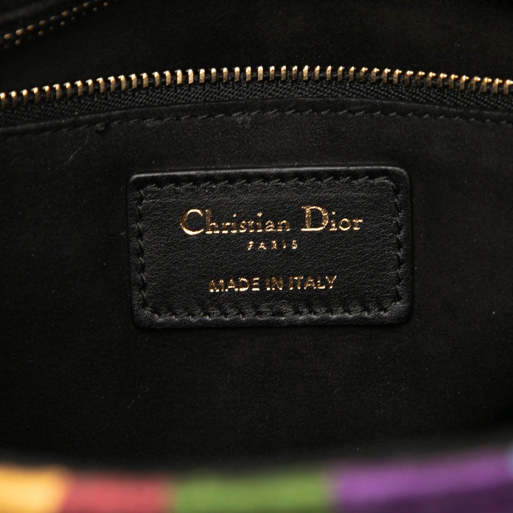 Dior Medium Canvas Beaded and Embroidered Tarot Judgment Lady Dior Size ONE SIZE - 5 Thumbnail