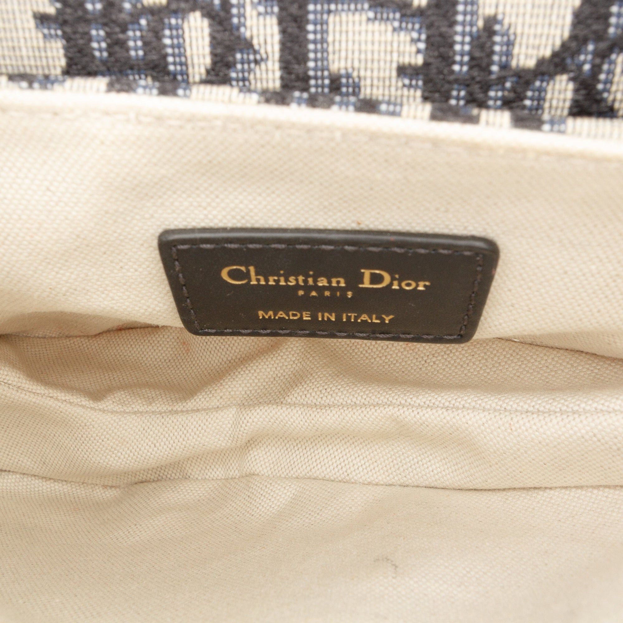 Dior Mini Oblique Canvas Saddle Bag Size ONE SIZE - 4 Thumbnail