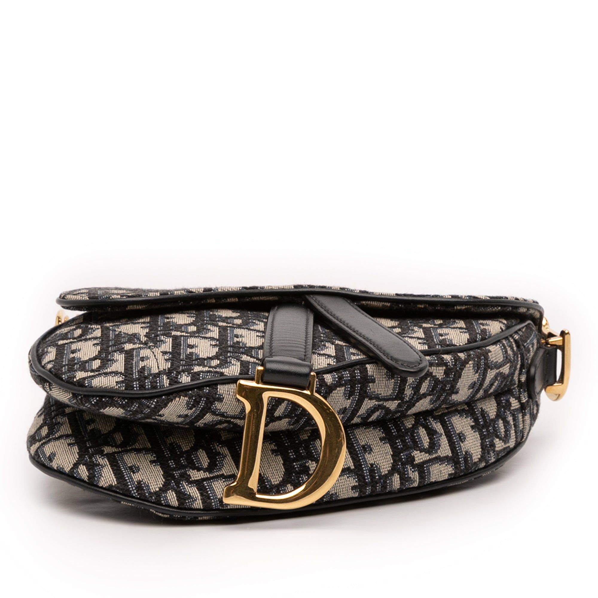 Dior Mini Oblique Canvas Saddle Bag Size ONE SIZE - 3 Thumbnail