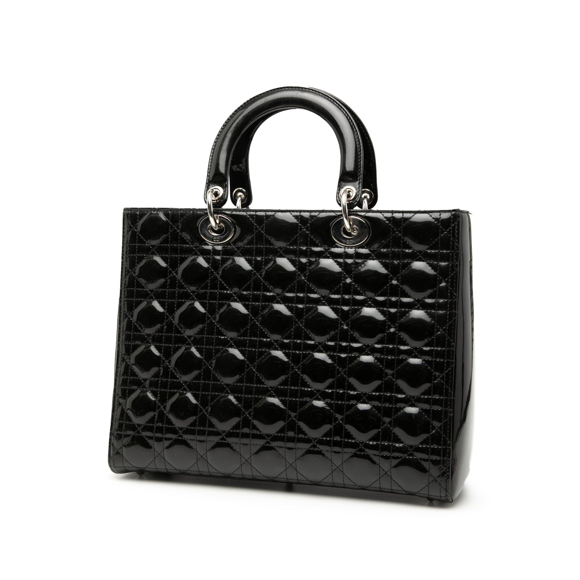 Dior Large Patent Cannage Lady Dior Size ONE SIZE - 2 Thumbnail