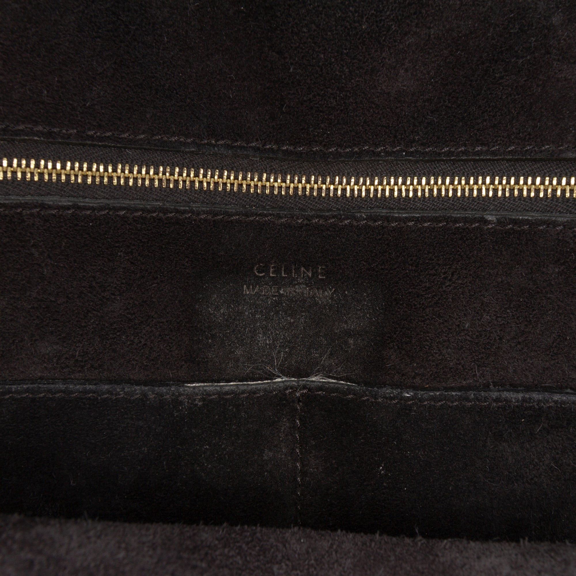 Celine Croc Embossed Leather Curved Shoulder Bag Size ONE SIZE - 5 Thumbnail