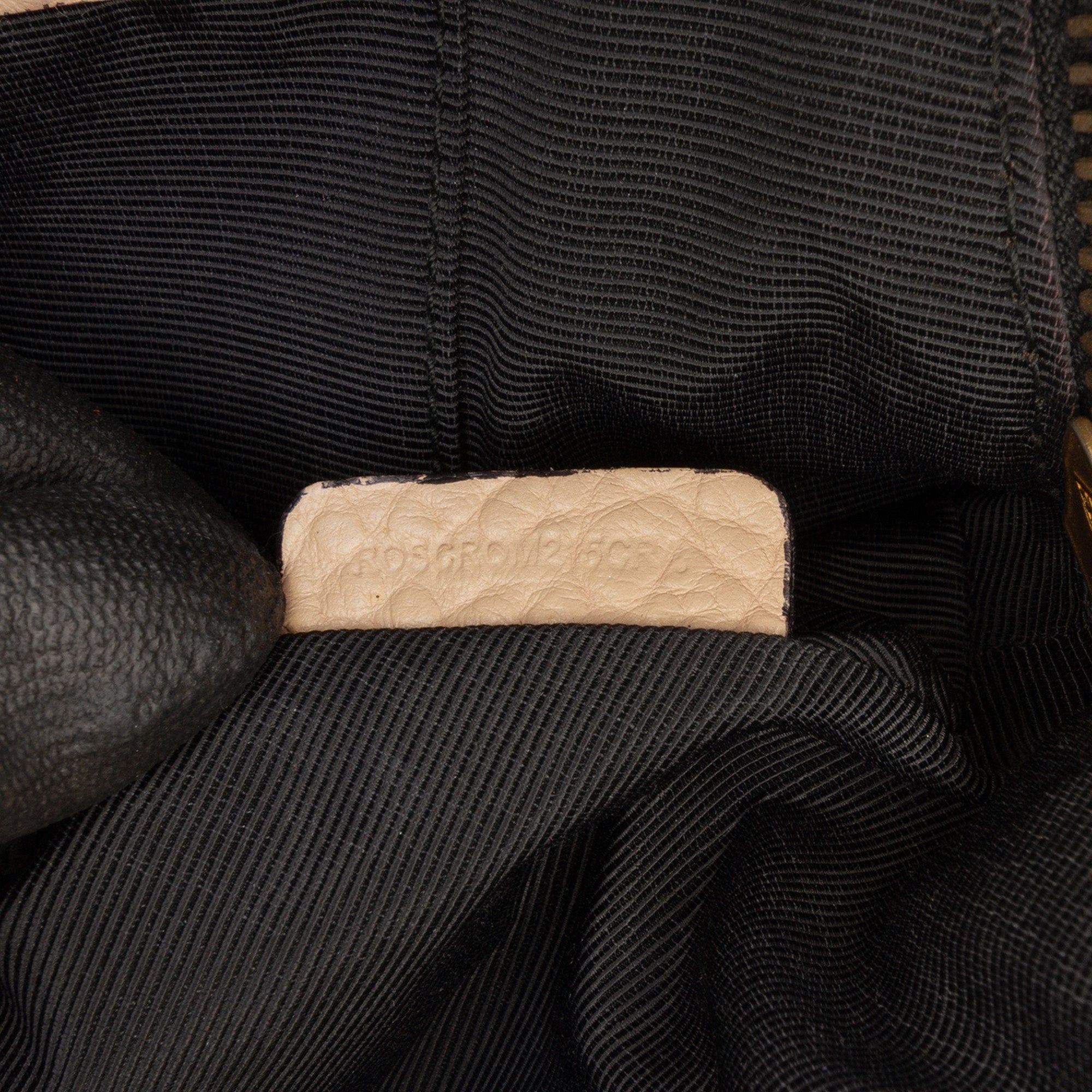 Burberry Medium Heritage Grain Check Embossed Orchard Bowling Bag Size ONE SIZE - 5 Thumbnail