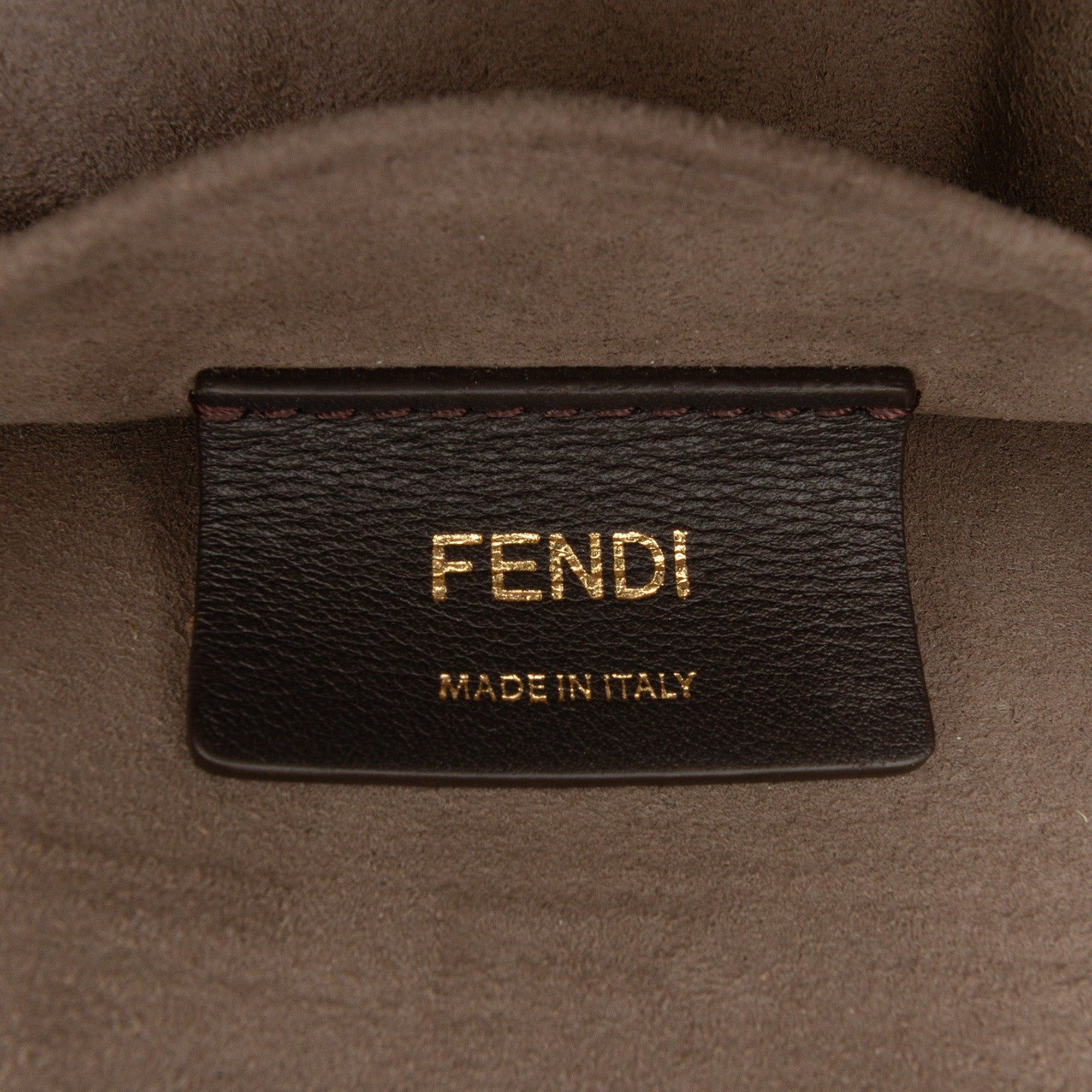 Fendi Zucca Shearling Double F Baguette Satchel Size ONE SIZE - 5 Thumbnail