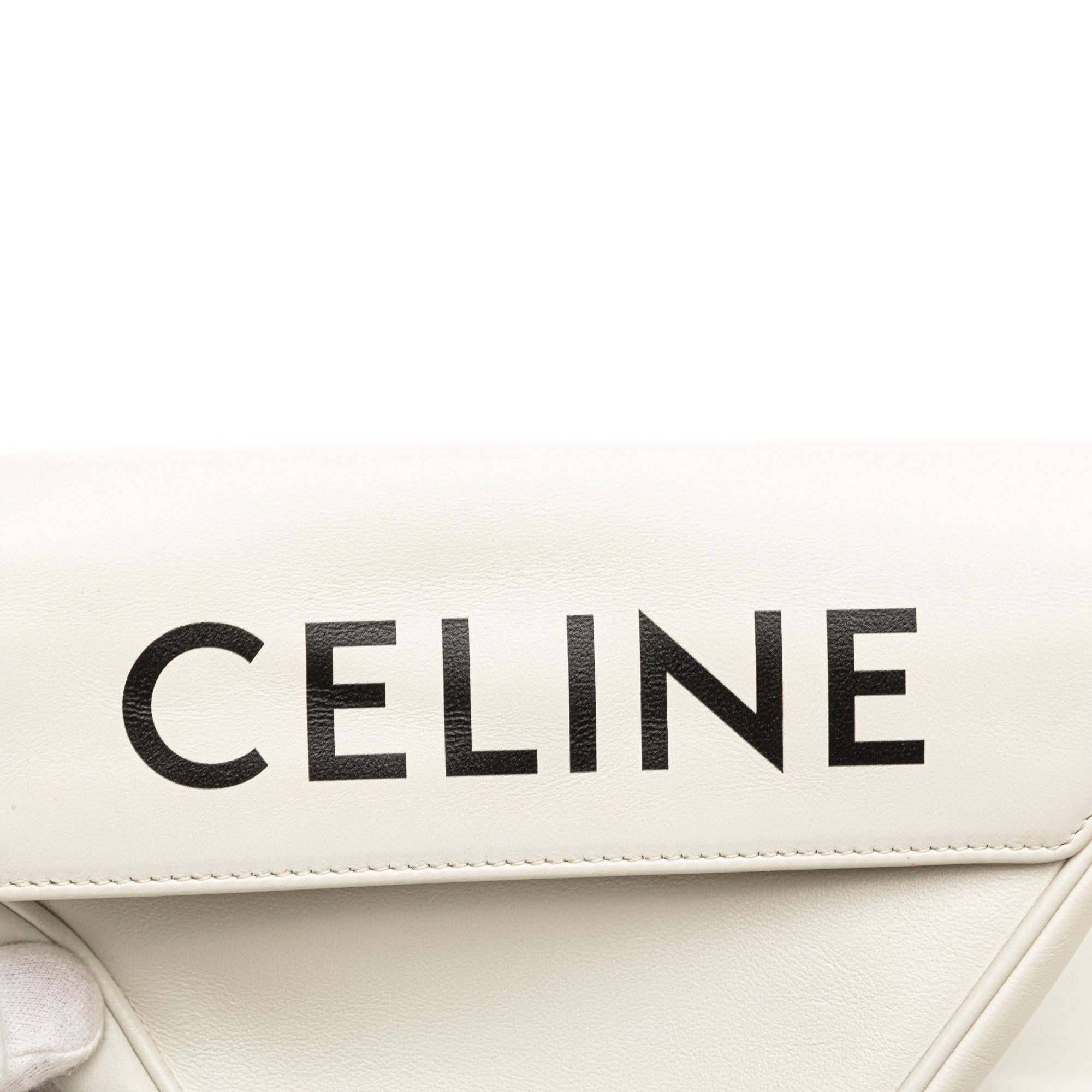 Celine Smooth Calfskin Logo Triangle Crossbody Size ONE SIZE - 5 Thumbnail