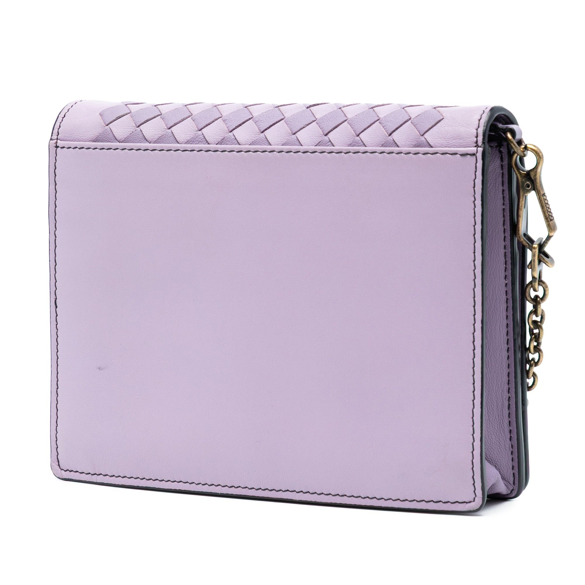 Bottega Veneta Nappa Intrecciato Studded Wallet on Chain Size ONE SIZE - 2 Thumbnail