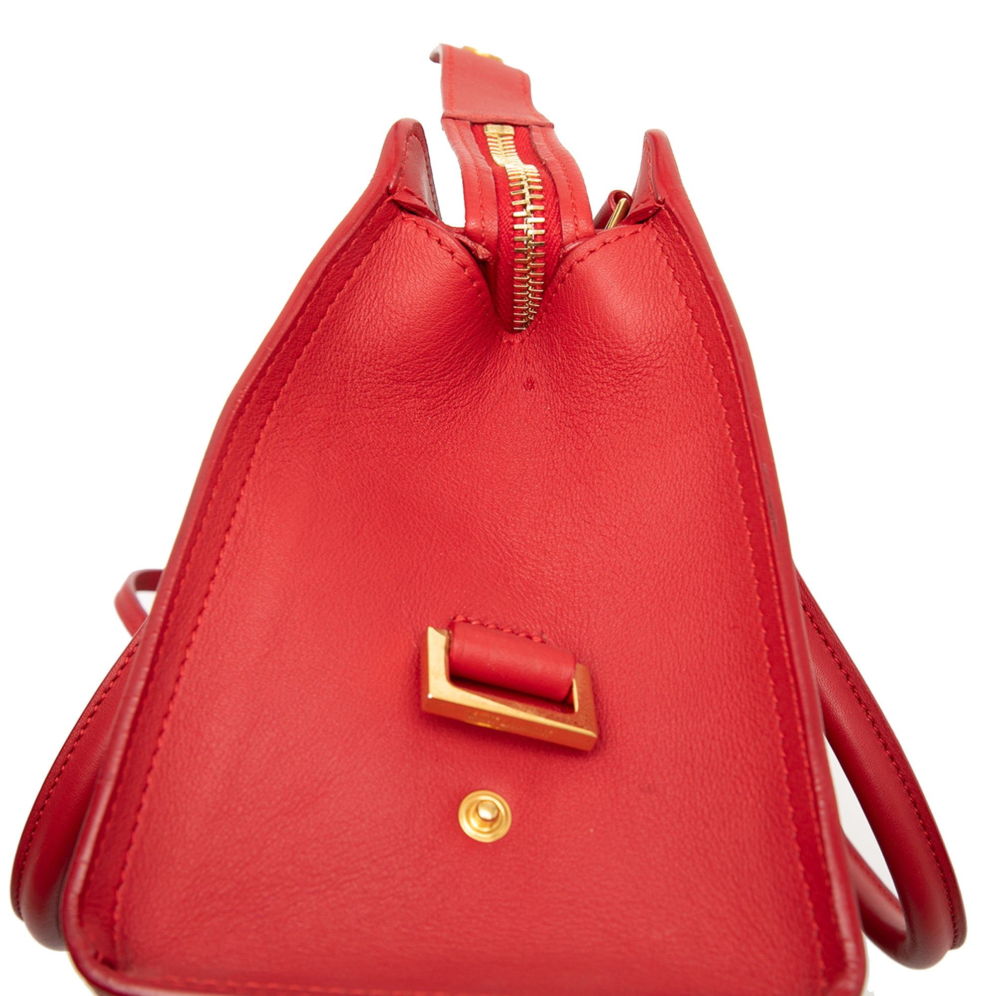 Saint Laurent Paris Baby Leather Monogram Downtown Cabas Satchel Size ONE SIZE - 7 Thumbnail