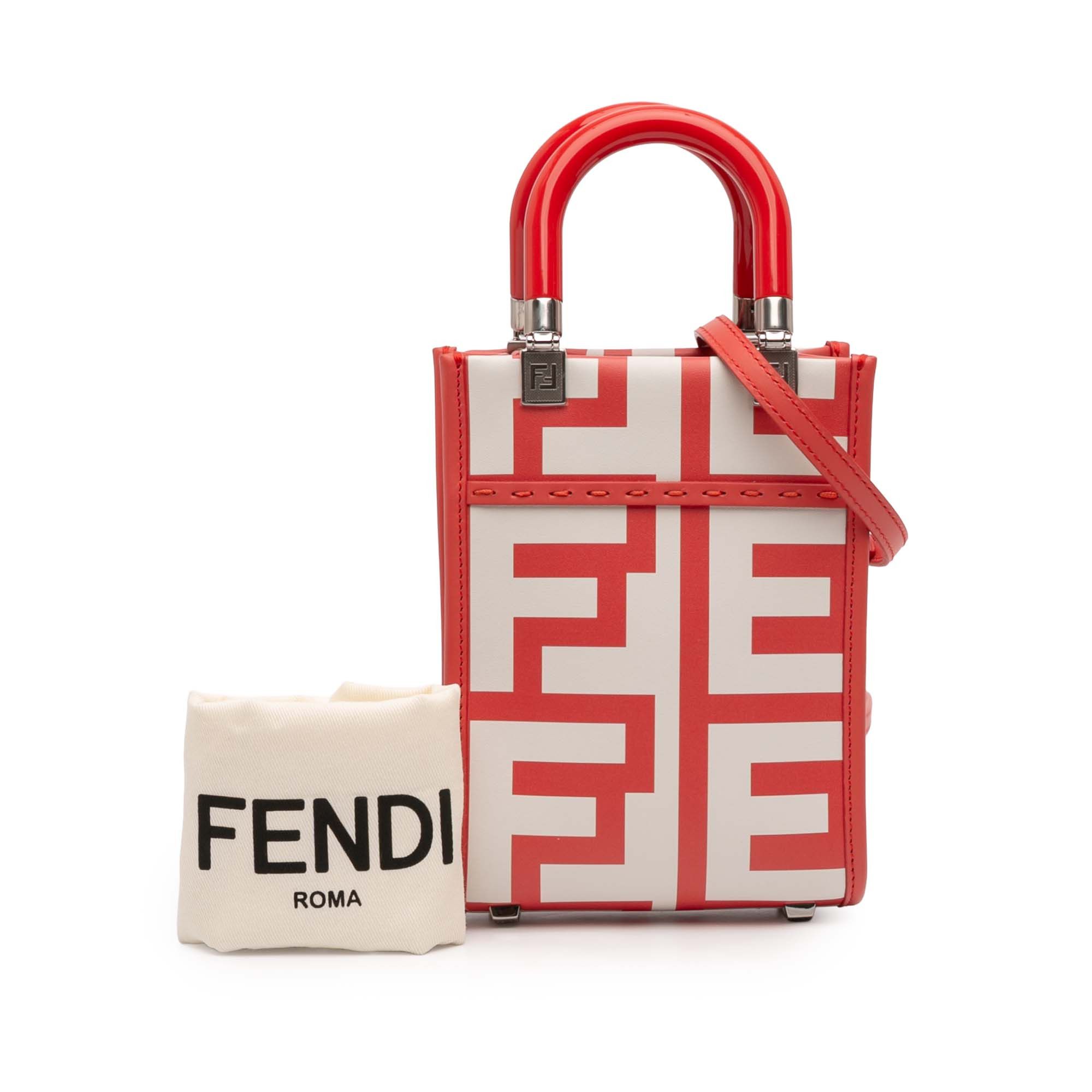 Fendi Marc Jacobs Mini Leather Sunshine Shopper Tote Size ONE SIZE - 12 Thumbnail