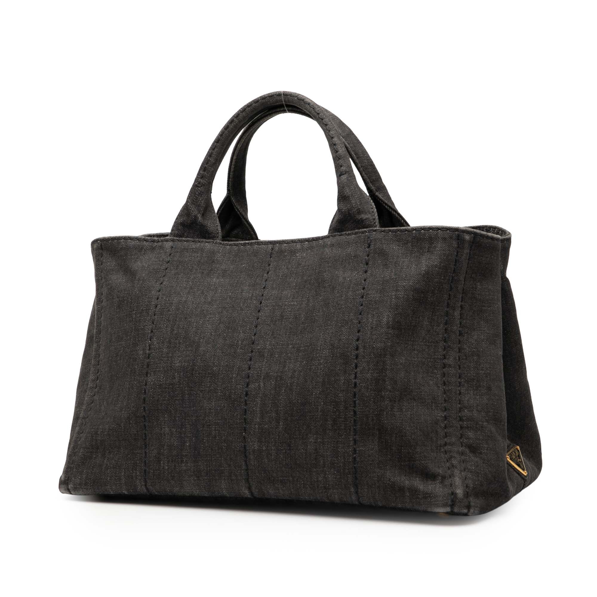 Prada Denim Canapa Logo Satchel Size ONE SIZE - 2 Thumbnail