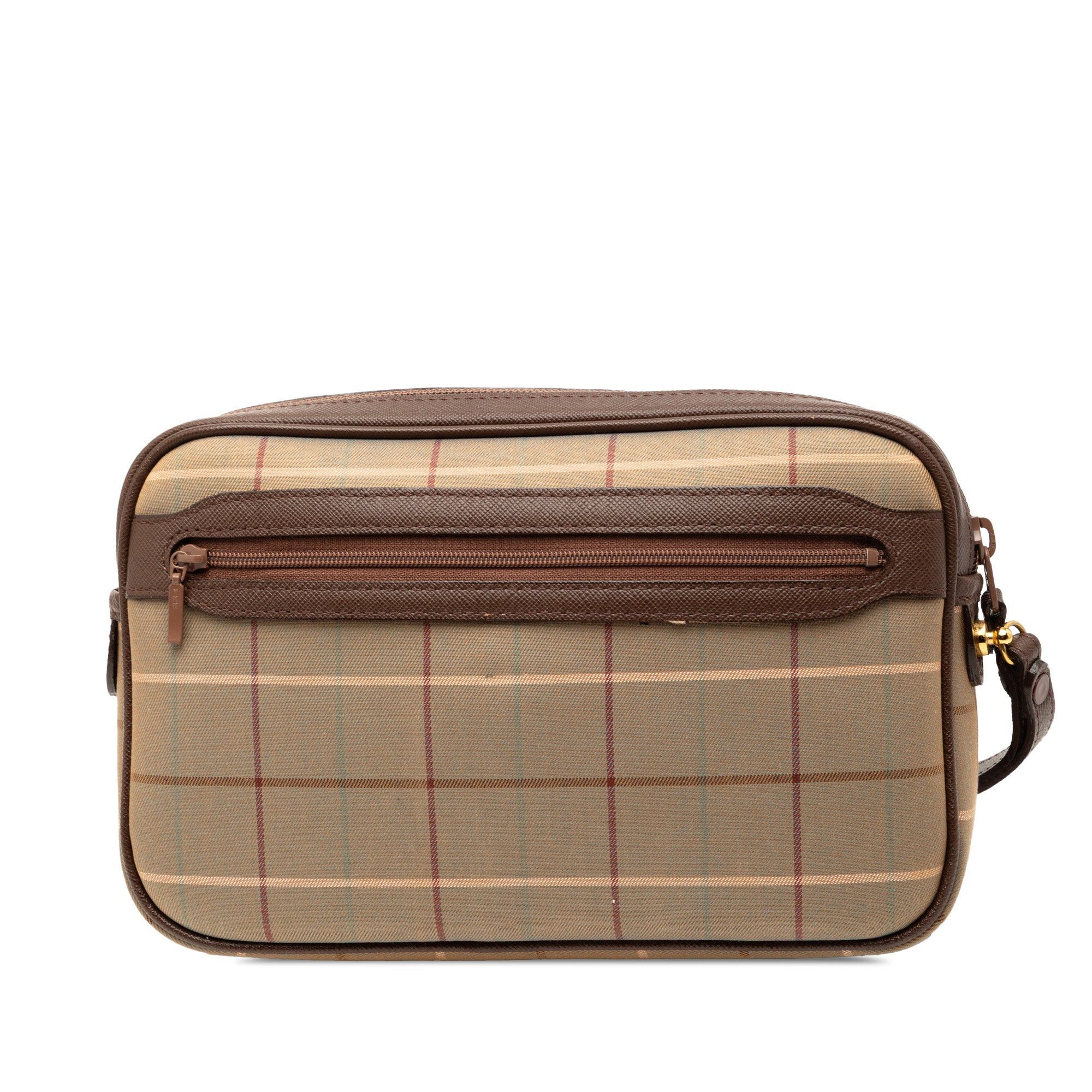 Burberry Vintage Check Canvas Clutch Size ONE SIZE - 2 Thumbnail