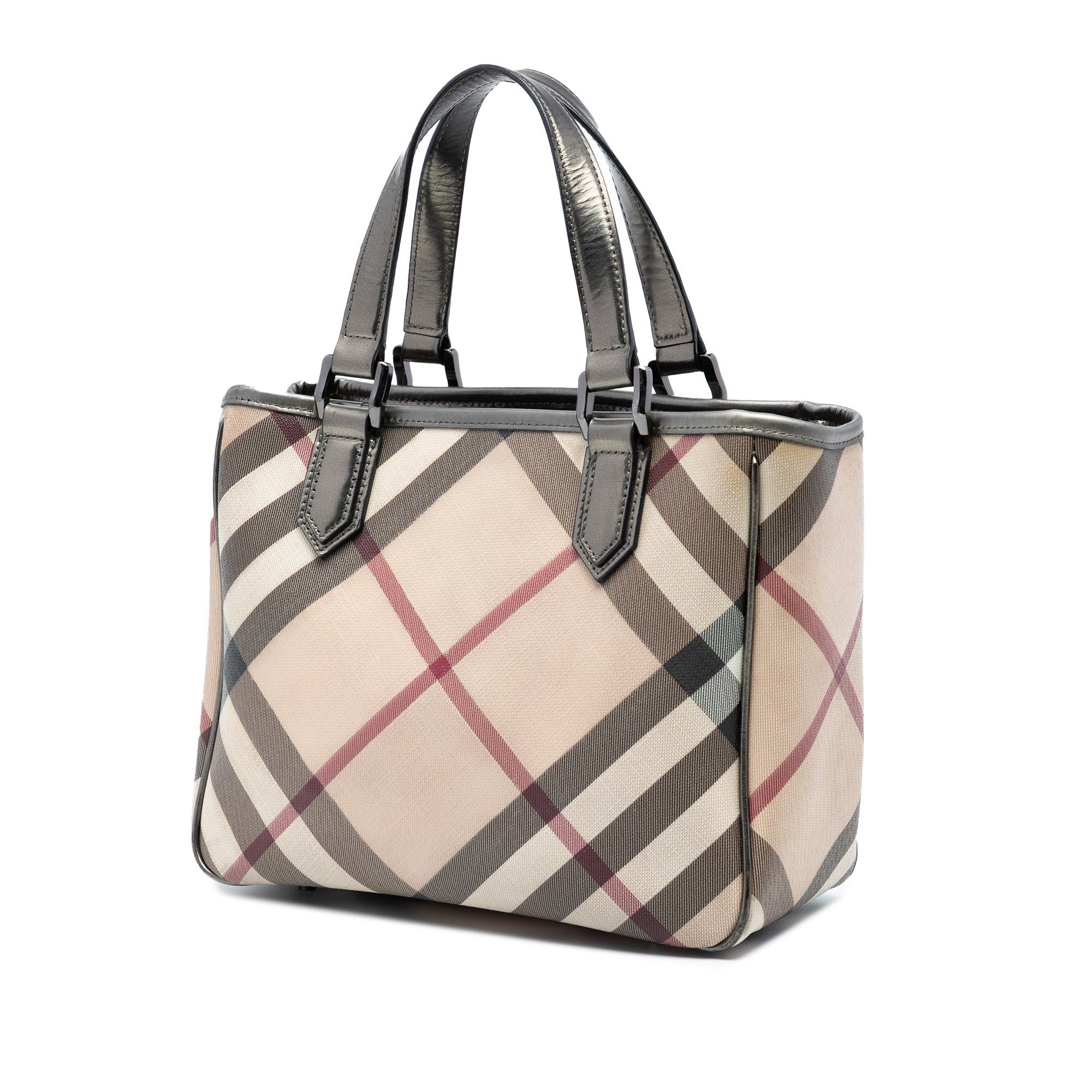 Burberry Supernova Check Coated Canvas Tote Size ONE SIZE - 2 Thumbnail
