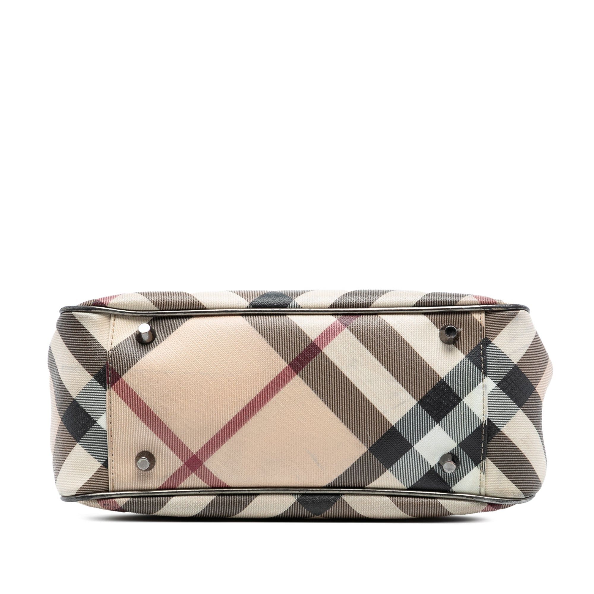 Burberry Supernova Check Coated Canvas Tote Size ONE SIZE - 3 Thumbnail