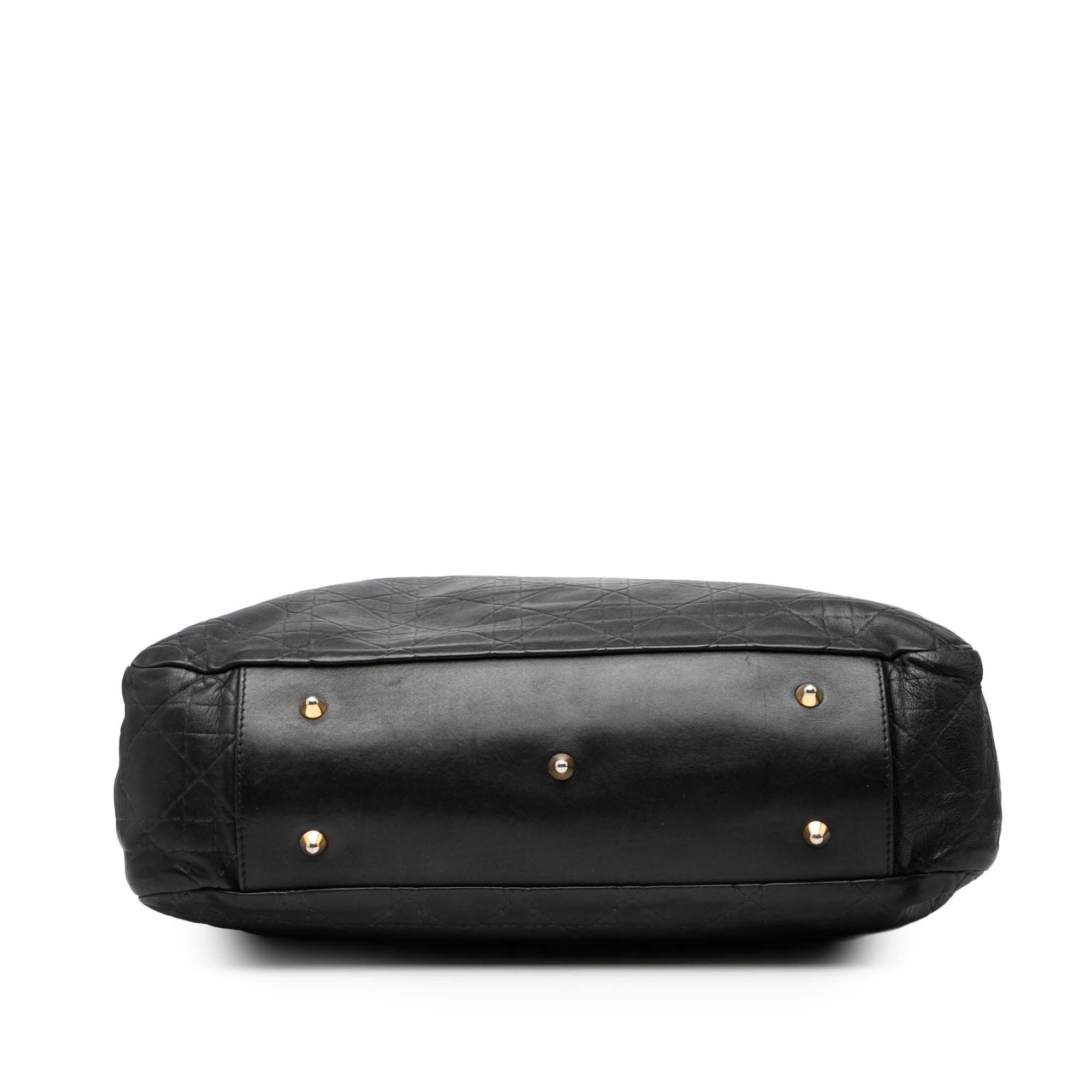 Dior Large Lambskin Cannage Lady Dior Soft Shopping Tote Size ONE SIZE - 3 Thumbnail
