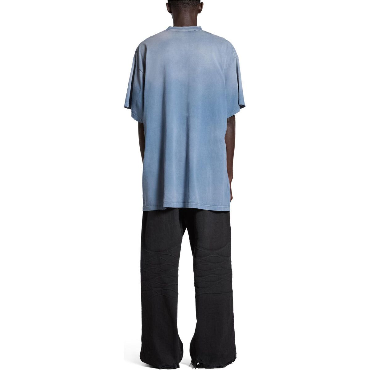 Balenciaga Paris Moon T-Shirt in blue Size US XS / EU 42 / 0 - 4 Thumbnail