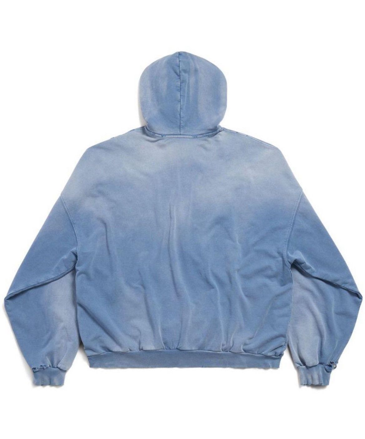 Balenciaga Paris Moon Oversized Hoodie in blue Size US XS / EU 42 / 0 - 2 Thumbnail