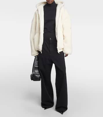 Balenciaga Outerwear faux-shearling hoodie Size US S / EU 44-46 / 1 - 4 Thumbnail