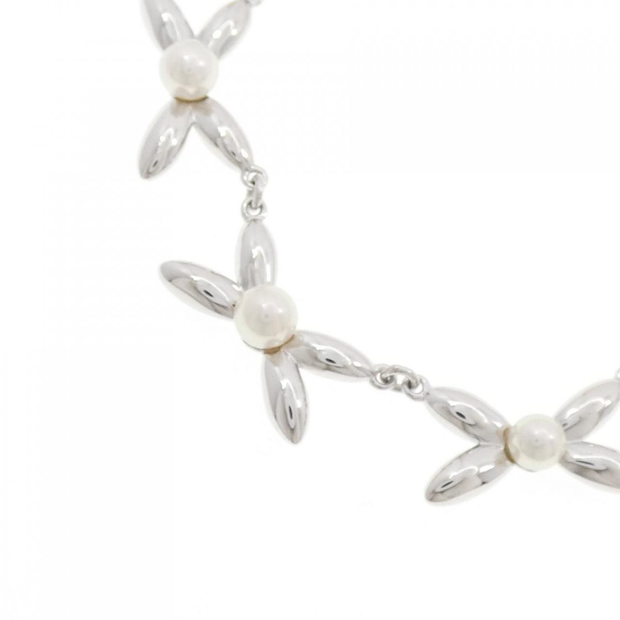 Mikimoto Mikimoto Mikimoto Akoya Pearl Au750 White Gold Necklace Precious Metal Necklace DUTY FREE for USA Size ONE SIZE - 3 Thumbnail