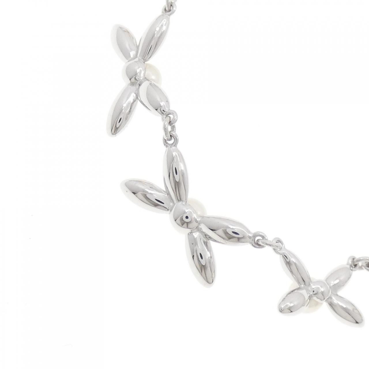 Mikimoto Mikimoto Mikimoto Akoya Pearl Au750 White Gold Necklace Precious Metal Necklace DUTY FREE for USA Size ONE SIZE - 4 Thumbnail