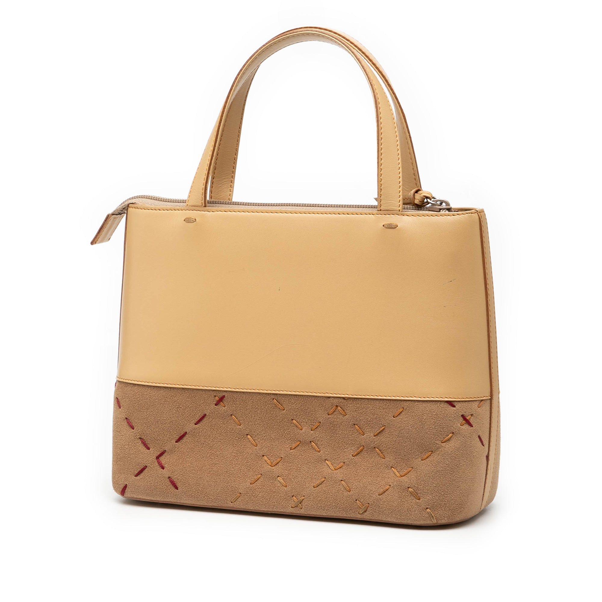 Burberry Leather and Suede Stitch Tote Size ONE SIZE - 2 Thumbnail