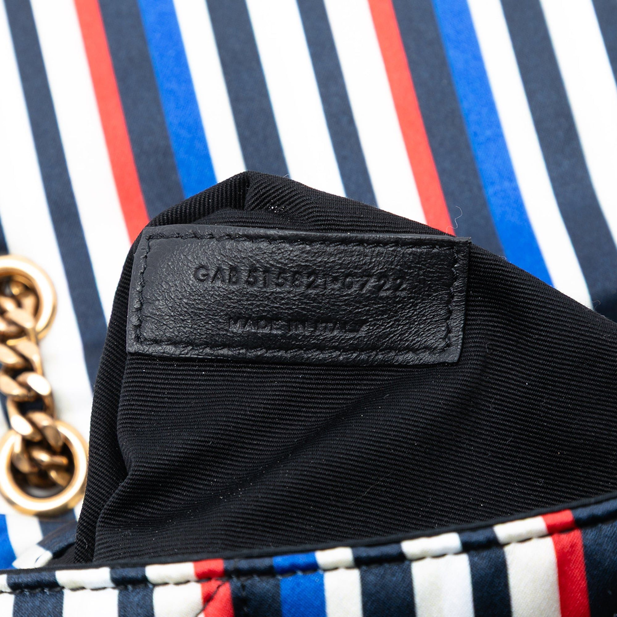 Saint Laurent Paris Medium Quilted Silk Carre Patchwork Jamie Shoulder Bag Size ONE SIZE - 6 Thumbnail