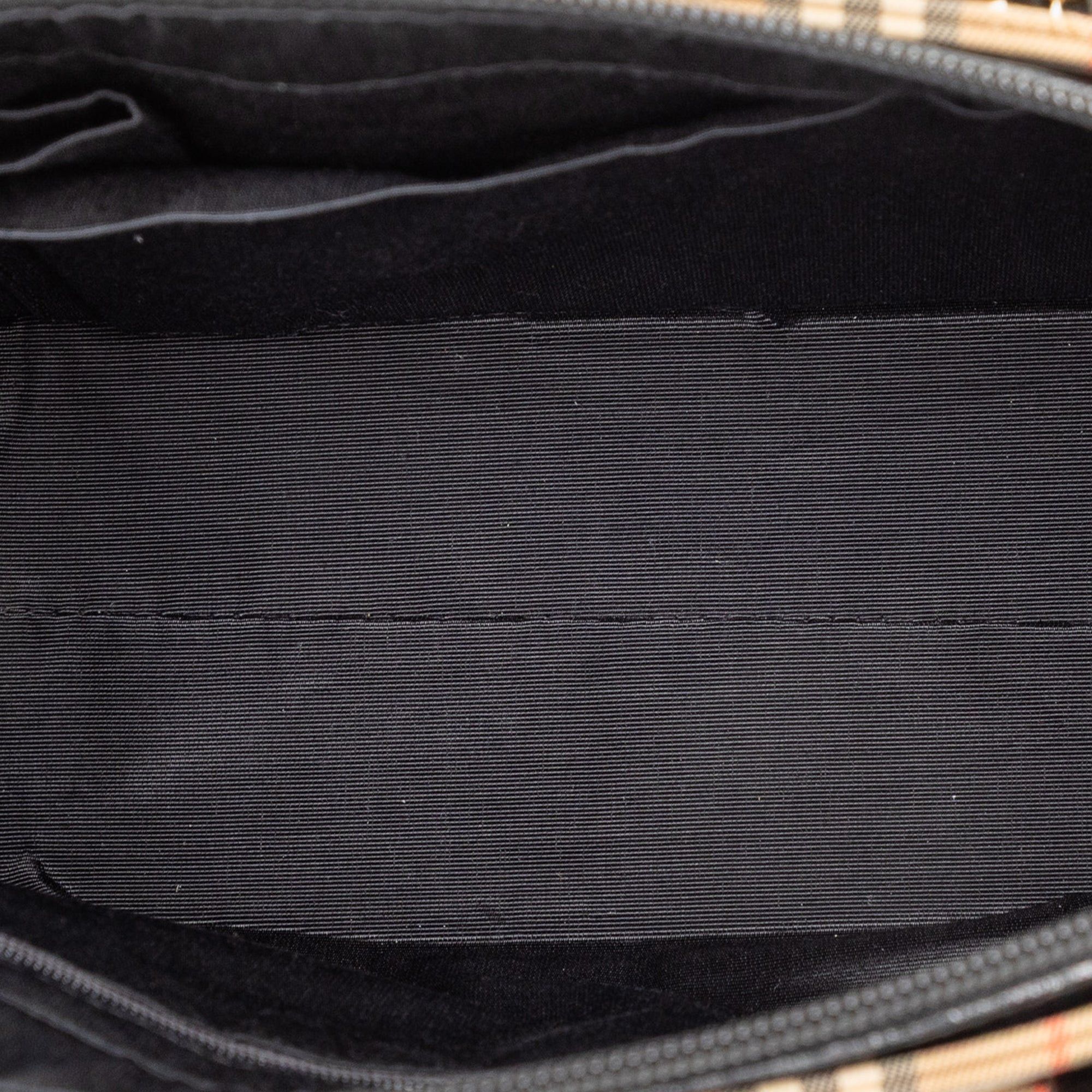 Burberry Haymarket Check Canvas Tote Size ONE SIZE - 4 Thumbnail
