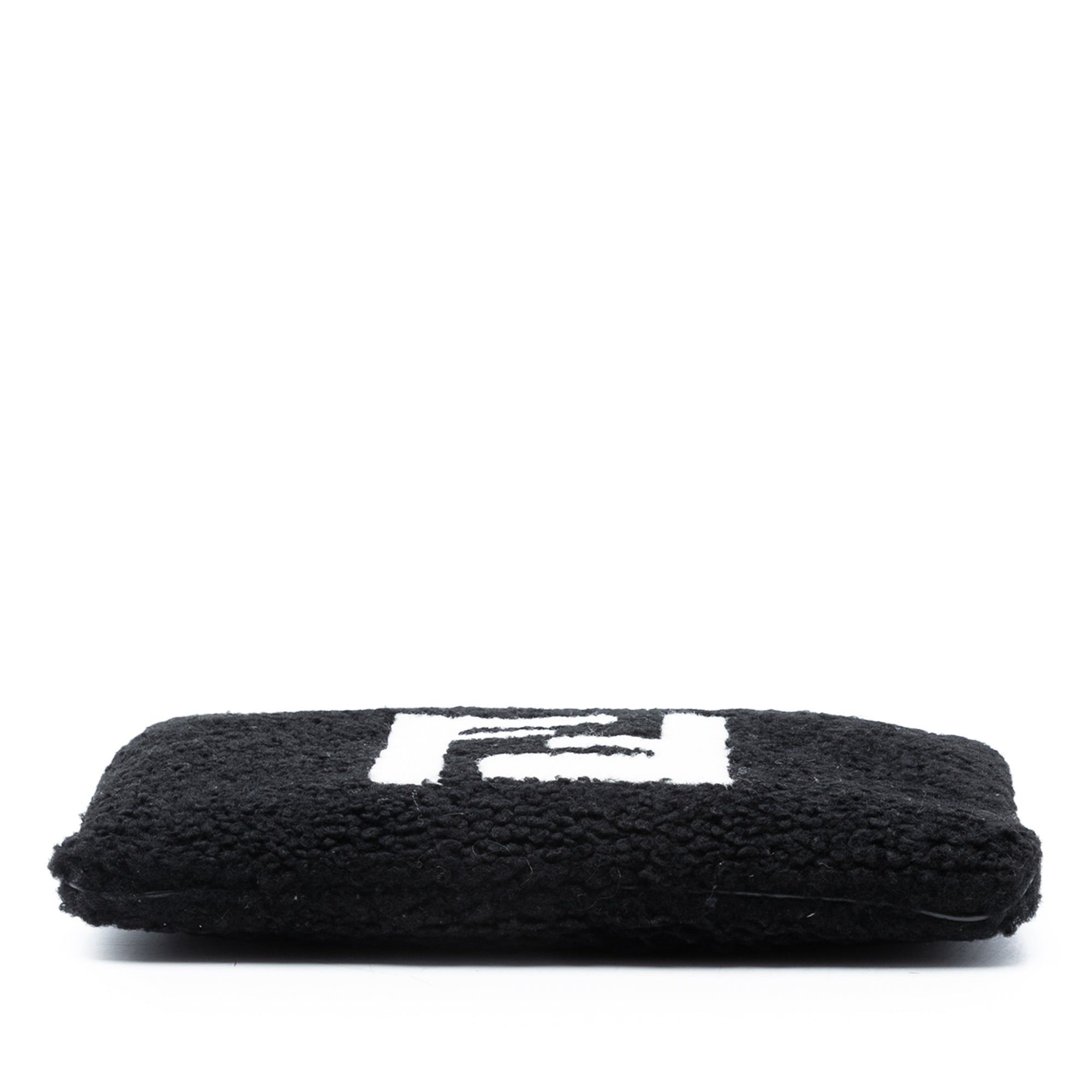 Fendi Shearling FF Flat Pouch Size ONE SIZE - 3 Thumbnail