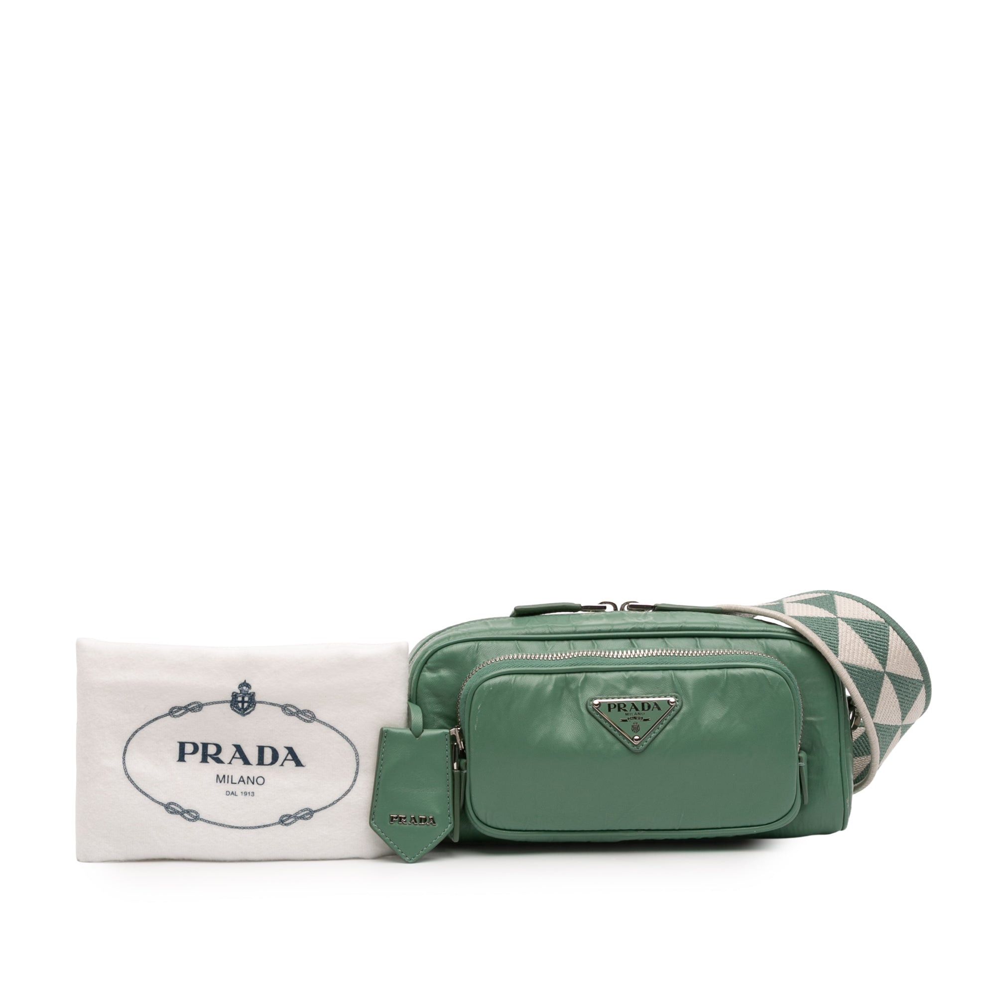 Prada Nappa Antique Multi Pocket Crossbody Size ONE SIZE - 12 Thumbnail
