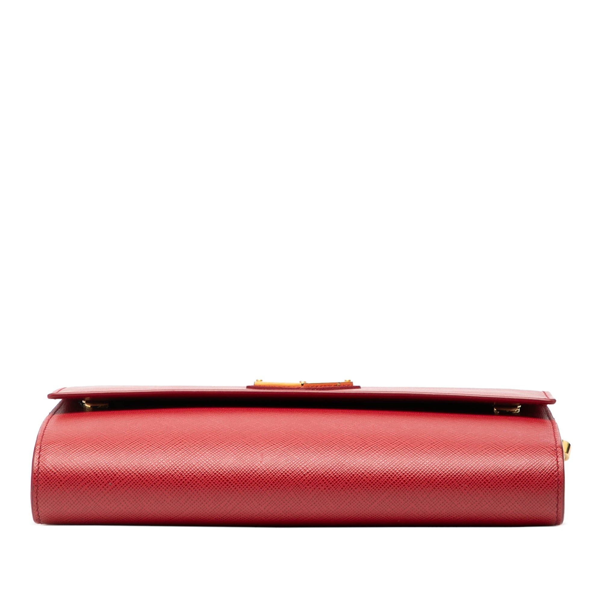 Prada Saffiano Wallet on Strap Size ONE SIZE - 3 Thumbnail