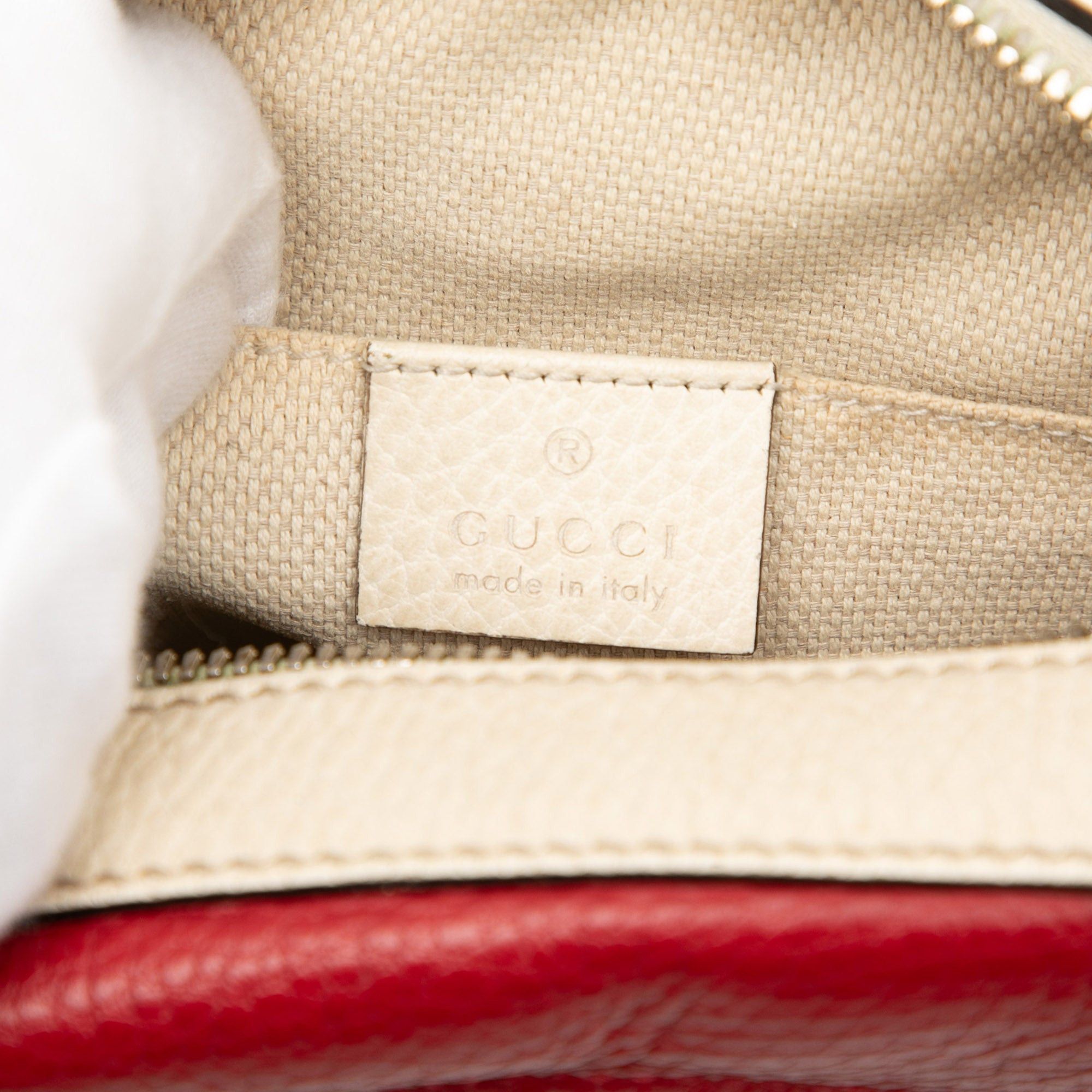 Gucci Small Tricolor Leather Soho Disco Crossbody Size ONE SIZE - 5 Thumbnail