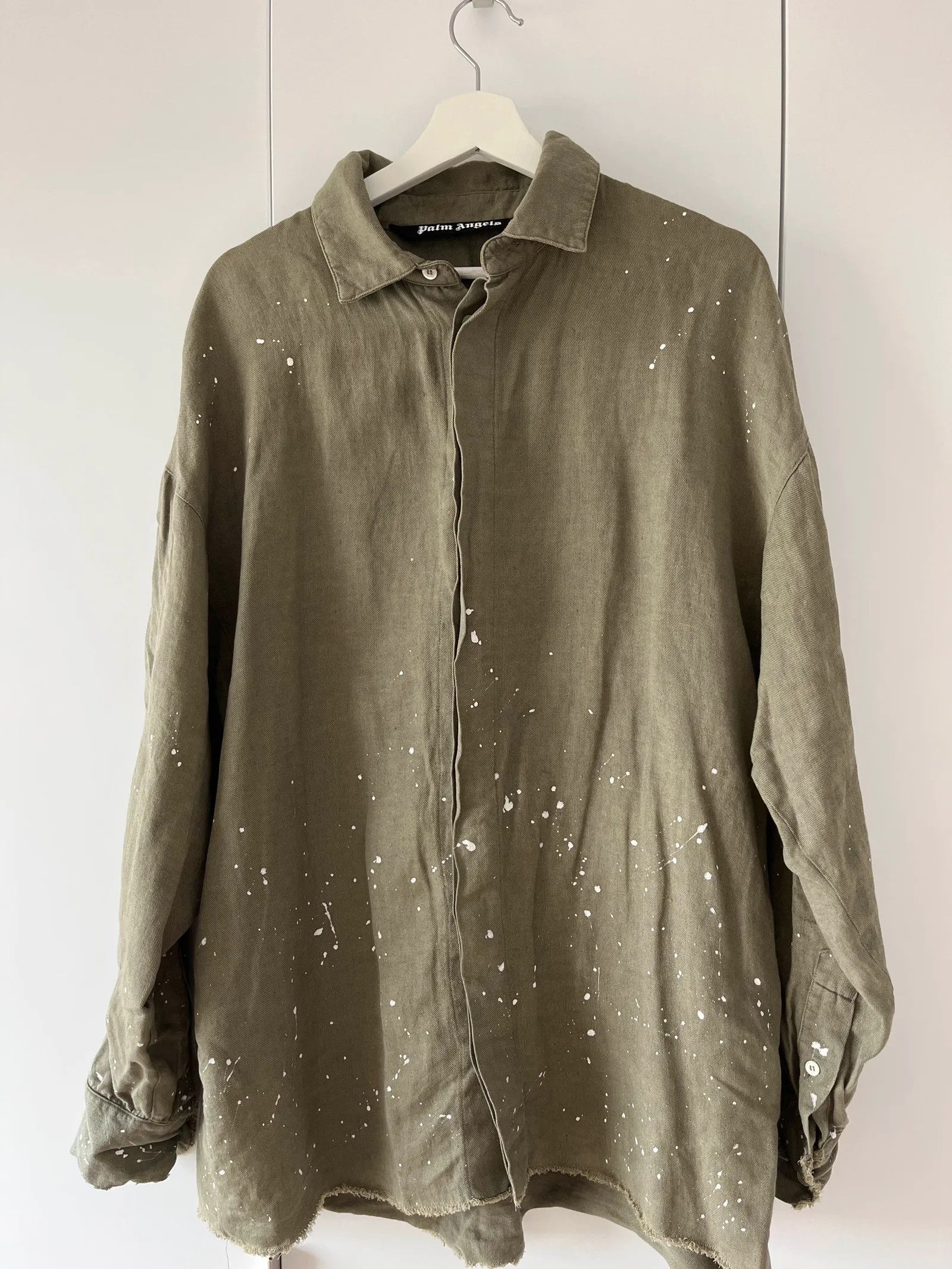 Palm Angels Palm angels Organic Loose shirt military Button Up Shirt Size US S / EU 44-46 / 1 - 5 Thumbnail