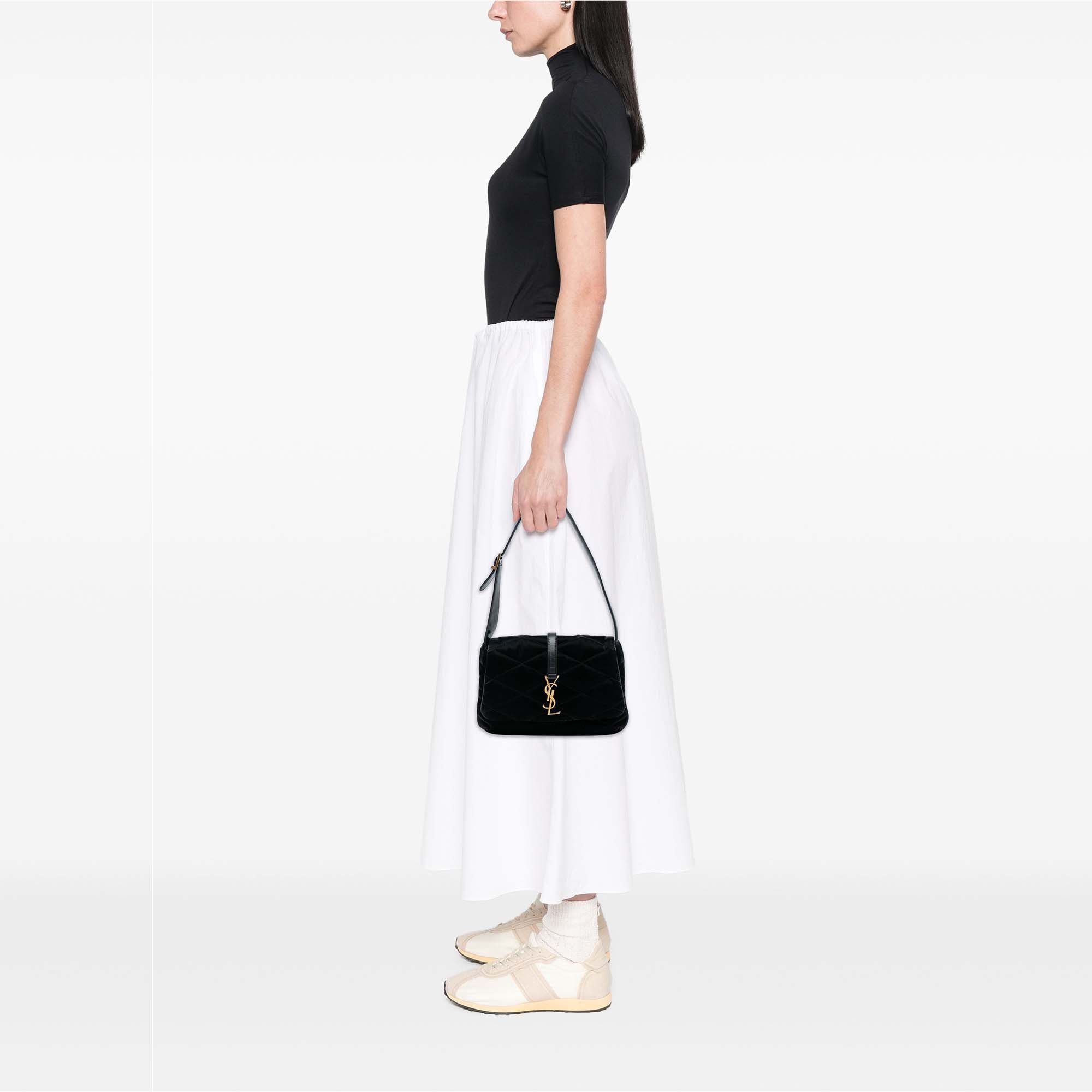 Saint Laurent Paris Quilted Satin Le 57 Shoulder Bag Size ONE SIZE - 7 Thumbnail