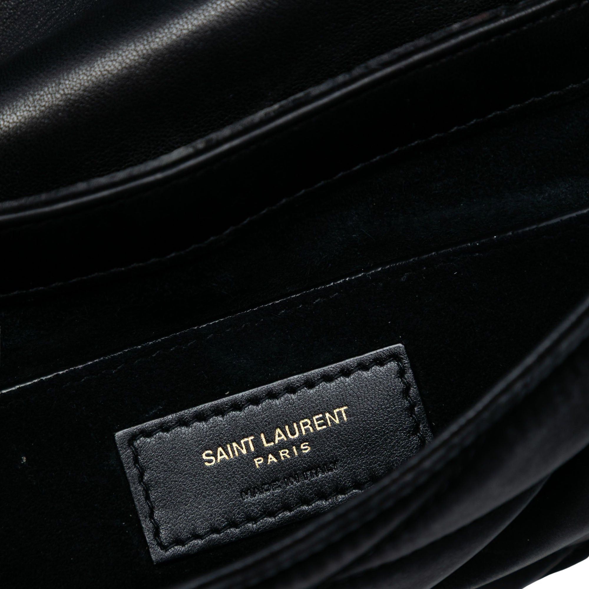 Saint Laurent Paris Quilted Satin Le 57 Shoulder Bag Size ONE SIZE - 5 Thumbnail
