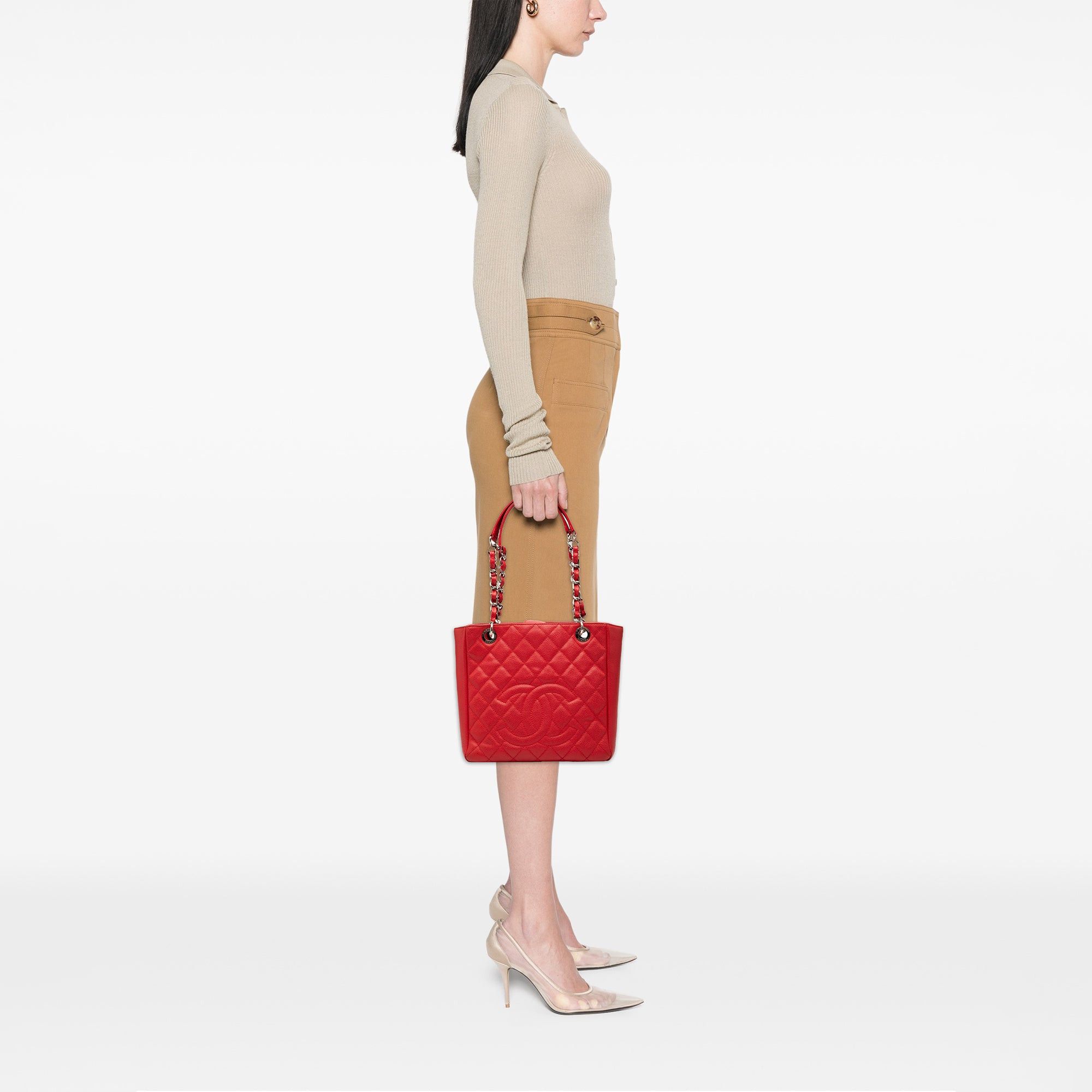Chanel Caviar Petite Shopping Tote Size ONE SIZE - 7 Thumbnail