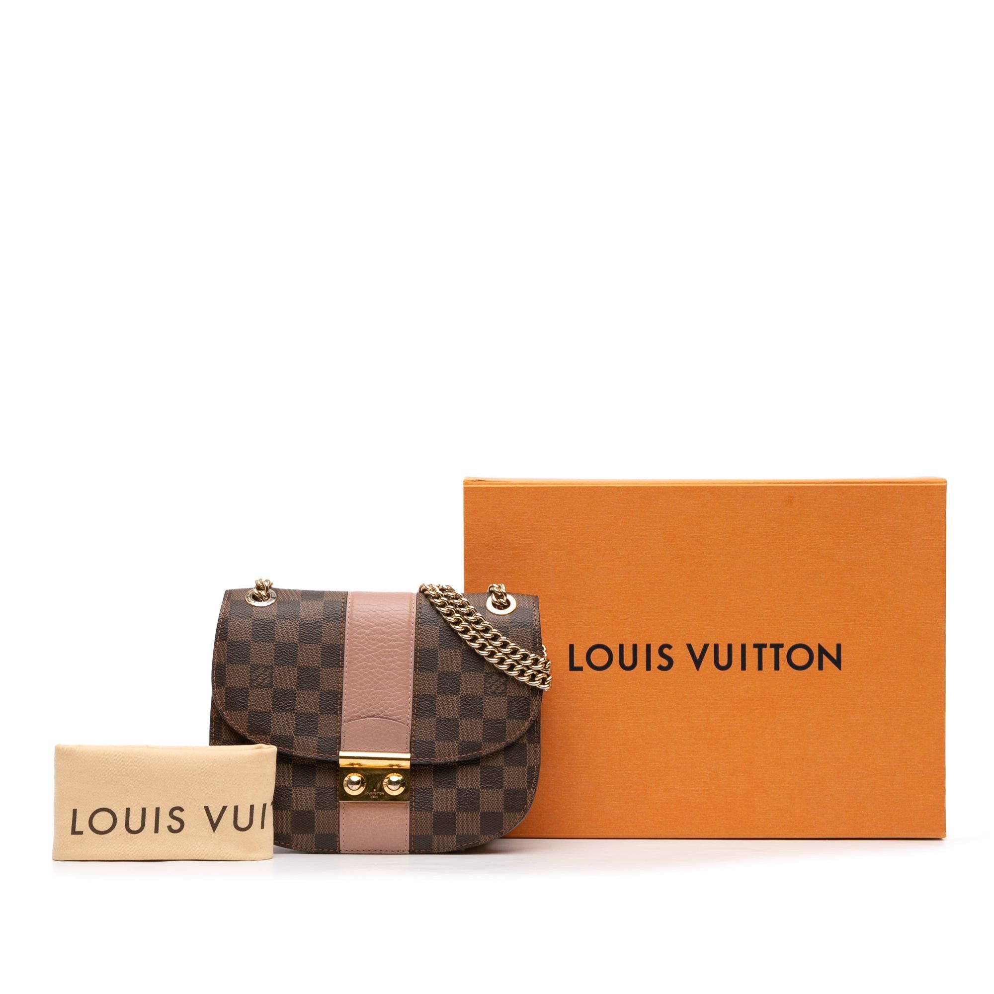 Louis Vuitton Damier Ebene Cuir Taurillon Wight Size ONE SIZE - 12 Thumbnail