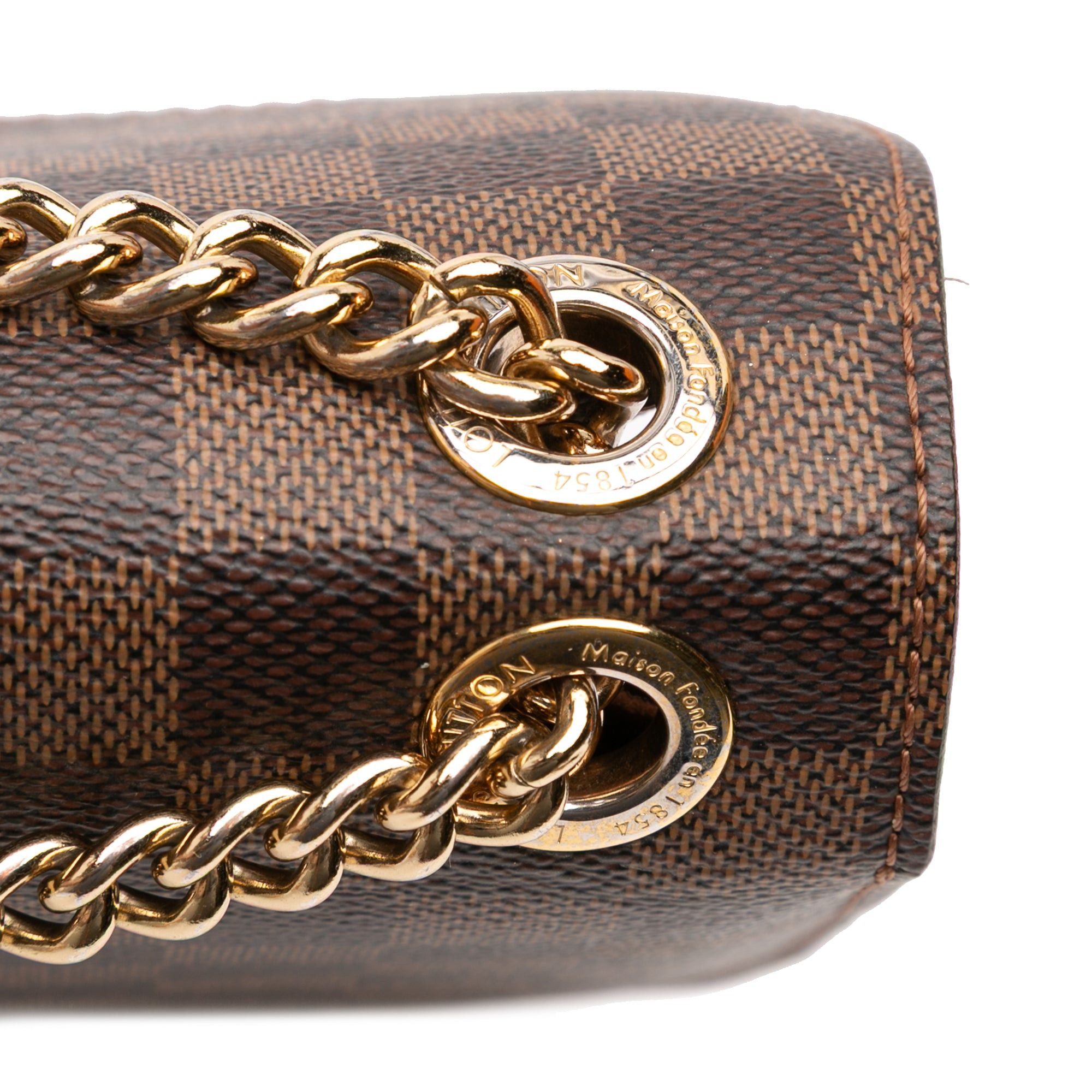 Louis Vuitton Damier Ebene Cuir Taurillon Wight Size ONE SIZE - 9 Thumbnail