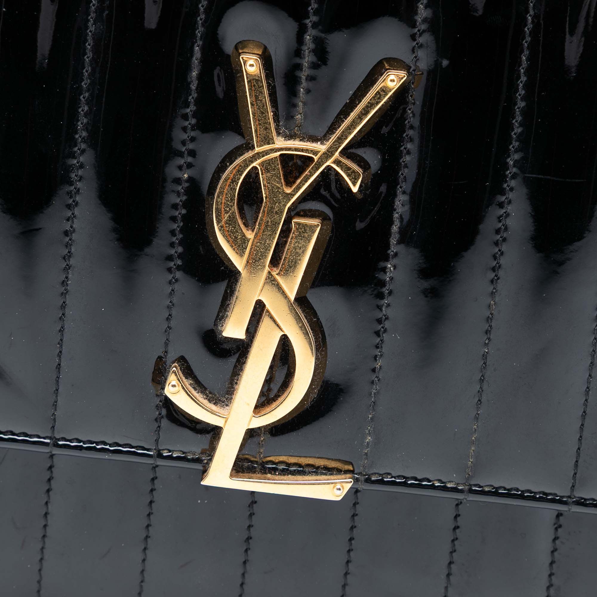 Saint Laurent Paris Large Patent Vicky Crossbody Size ONE SIZE - 5 Thumbnail