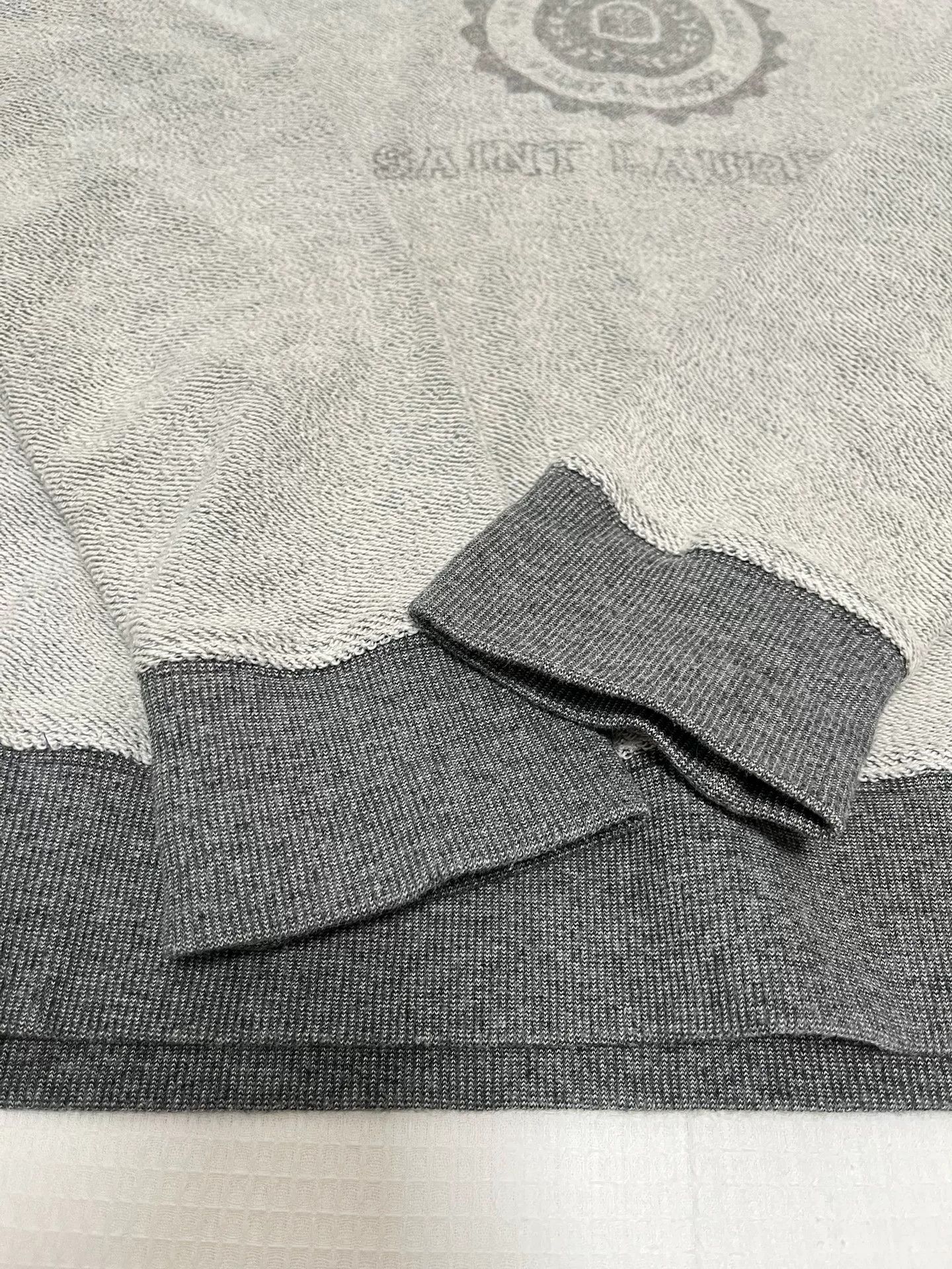 Saint Laurent Paris Saint Laurent Gray Hoodie Size L Size US L / EU 52-54 / 3 - 2 Thumbnail