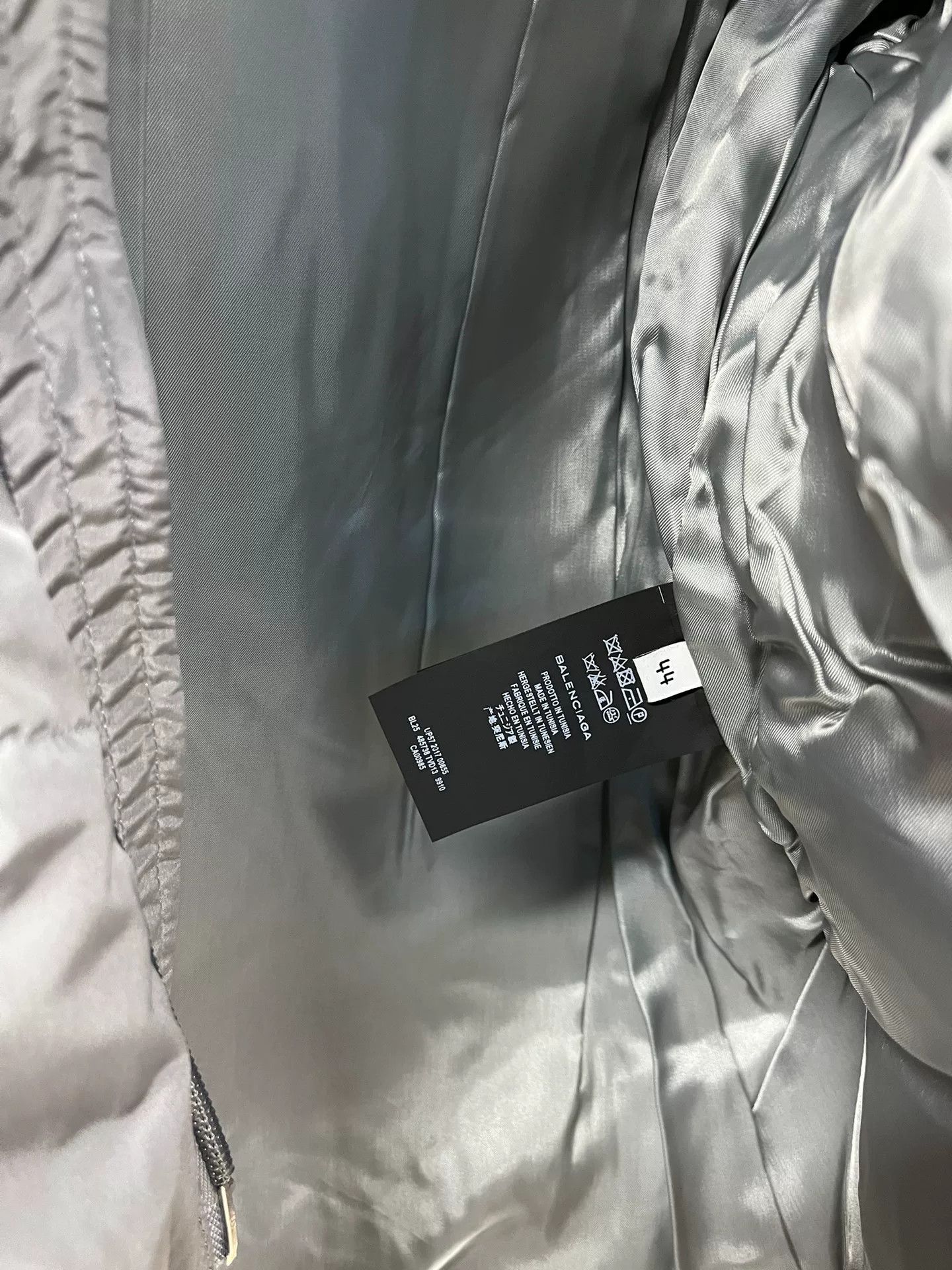 Balenciaga Balenciaga Gray Down Jacket Size 44 Size US S / EU 44-46 / 1 - 7 Thumbnail