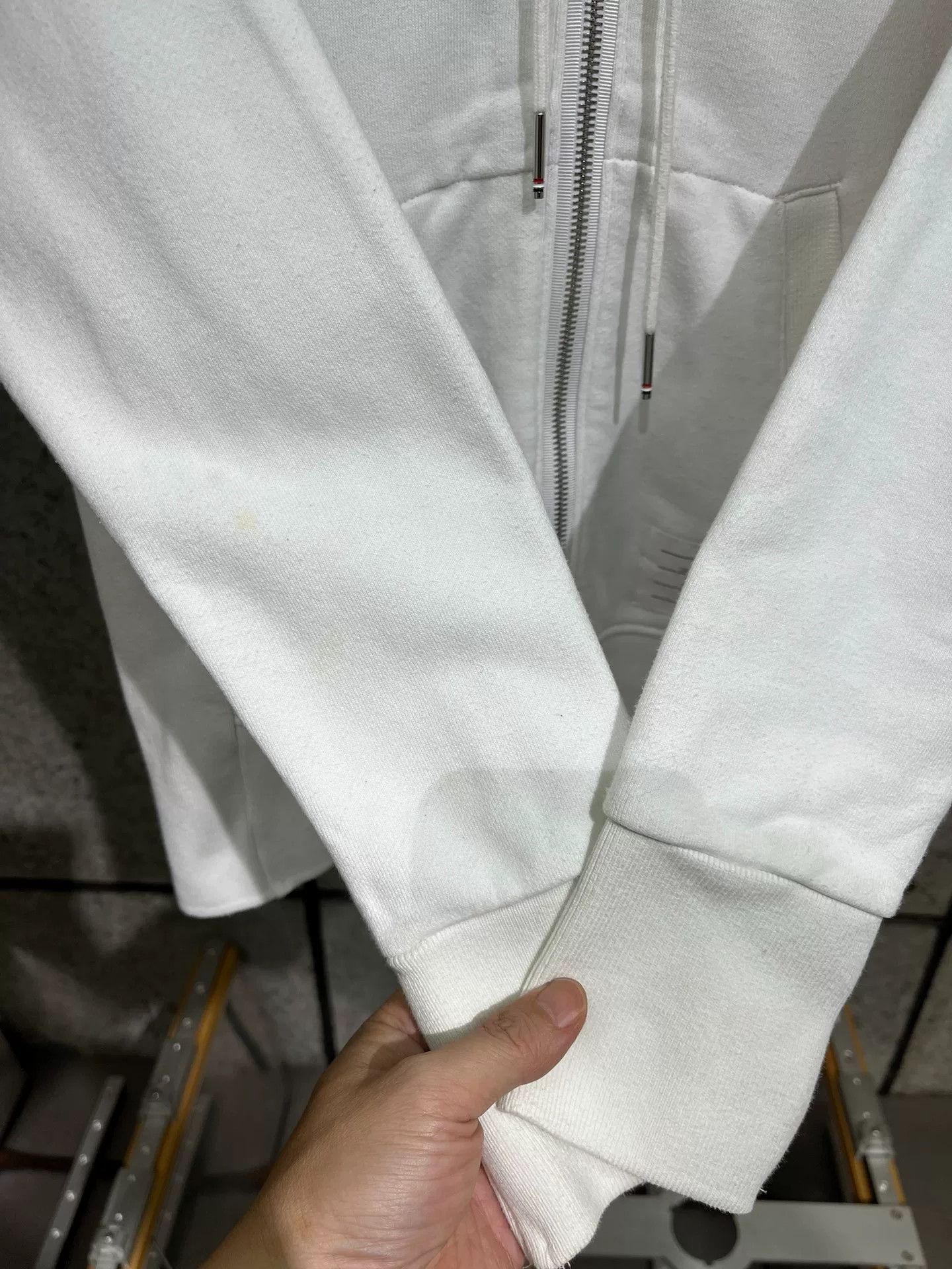 Thom Browne Thom Browne White Rainbow Zip Hoodie Size US S / EU 44-46 / 1 - 3 Thumbnail