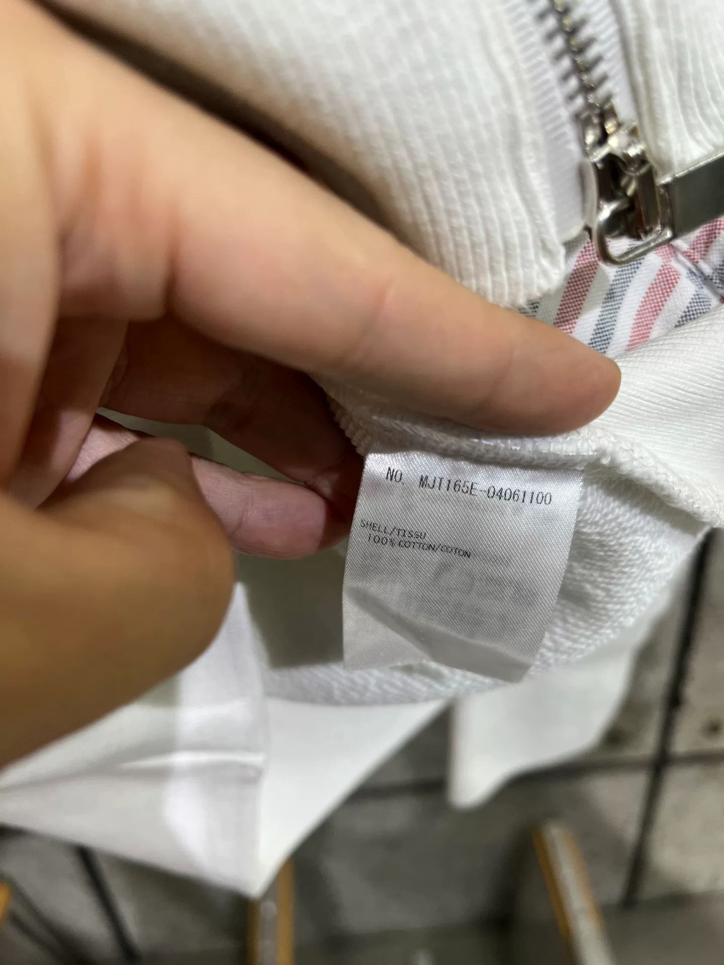 Thom Browne Thom Browne White Rainbow Zip Hoodie Size US S / EU 44-46 / 1 - 7 Thumbnail
