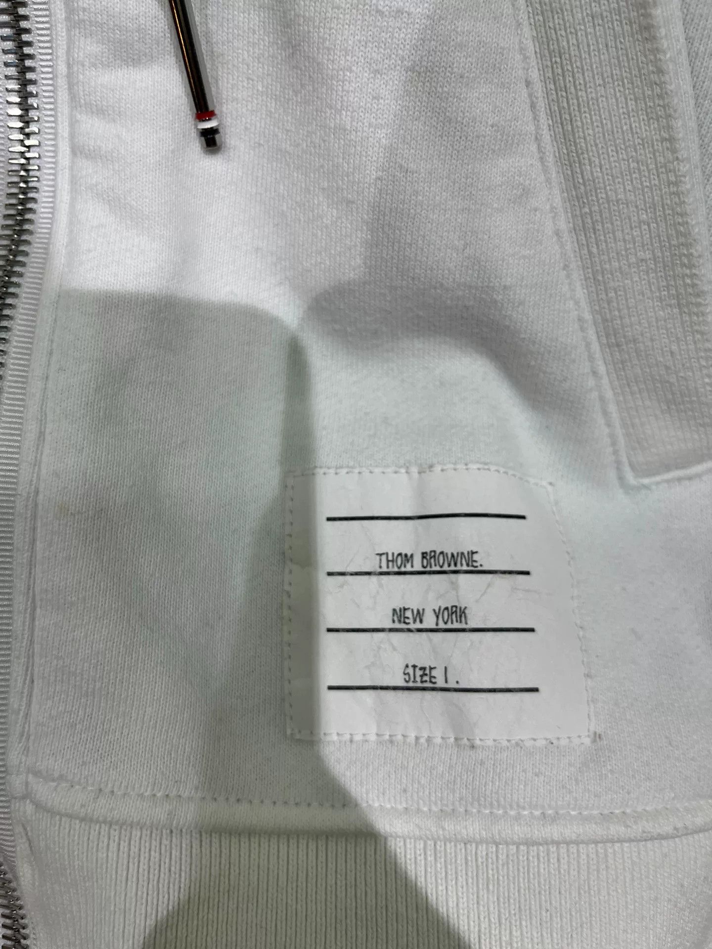 Thom Browne Thom Browne White Rainbow Zip Hoodie Size US S / EU 44-46 / 1 - 6 Thumbnail