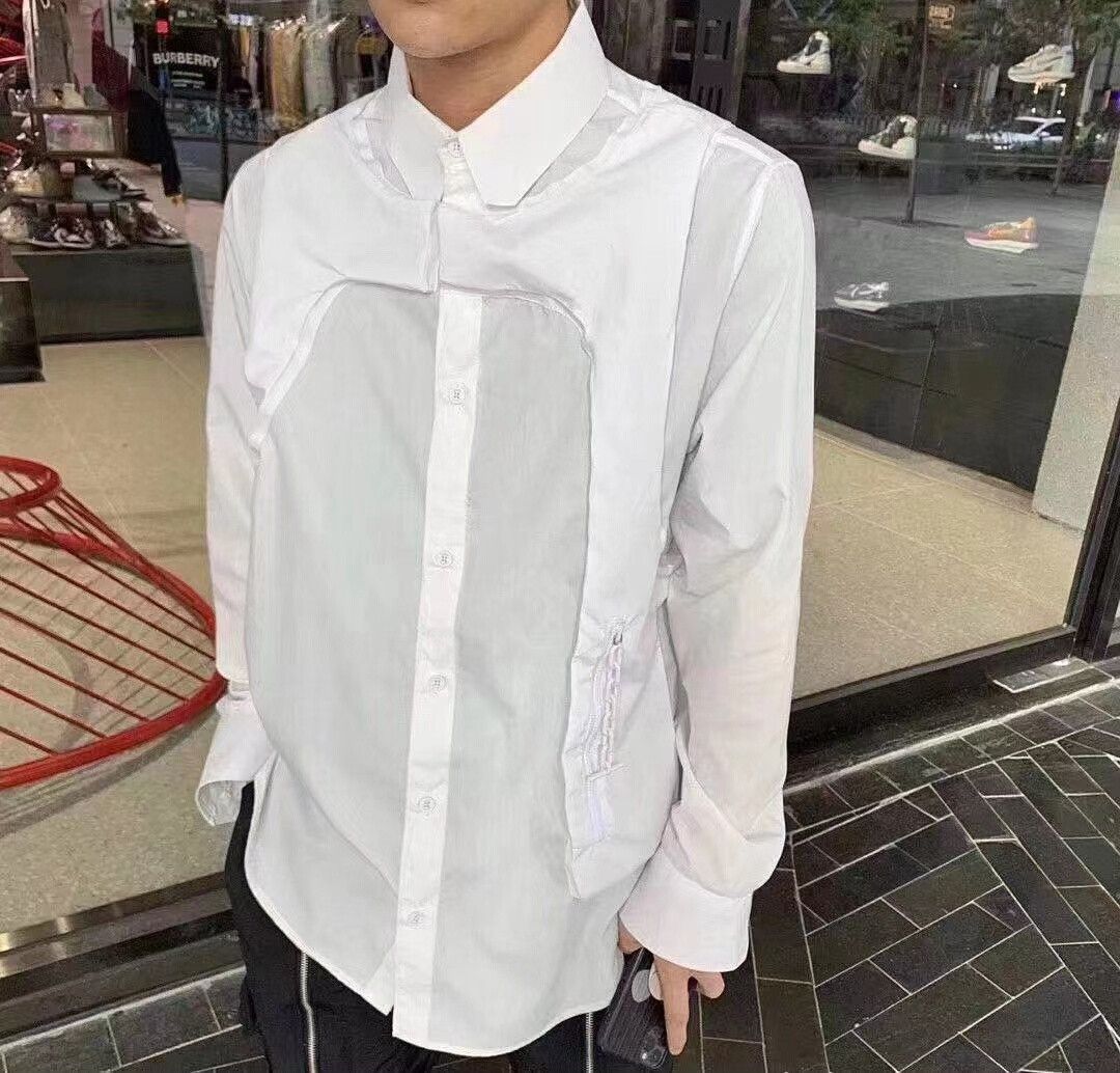 Louis Vuitton Louis Vuitton White Tactical Chain Shirt M Size US M / EU 48-50 / 2 - 8 Thumbnail