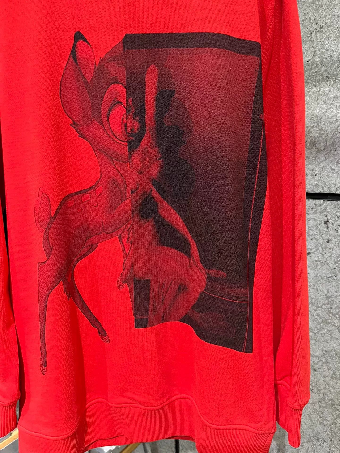 Givenchy Givenchy Red Deer Sweatshirt XS Size US XS / EU 42 / 0 - 3 Thumbnail