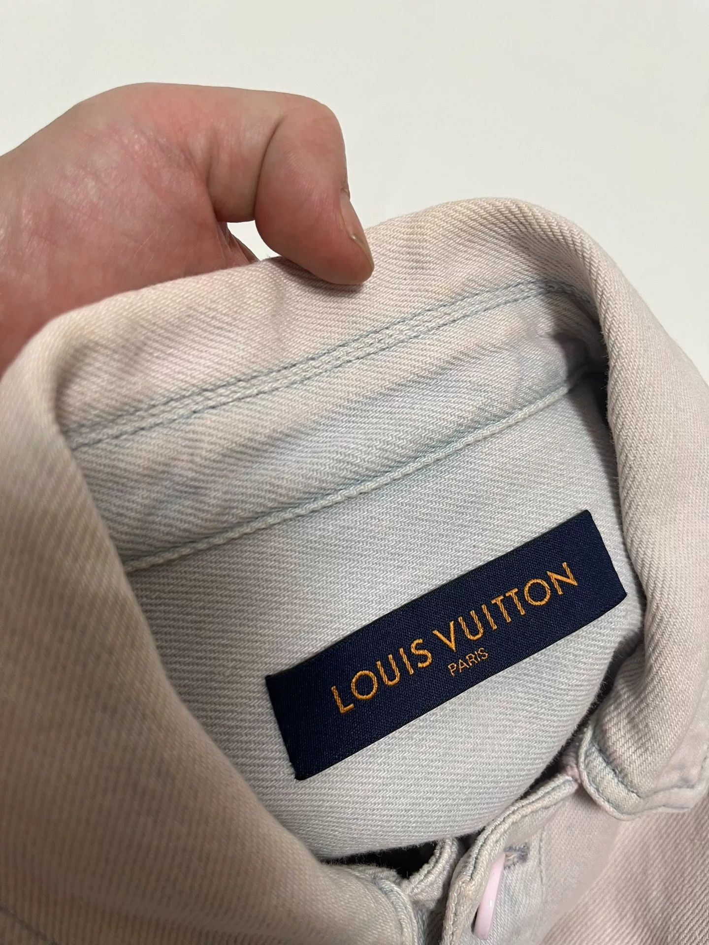 Louis Vuitton Louis Vuitton Dusty Pink Denim Shirt Jacket Size S / US 4 / IT 40 - 5 Thumbnail