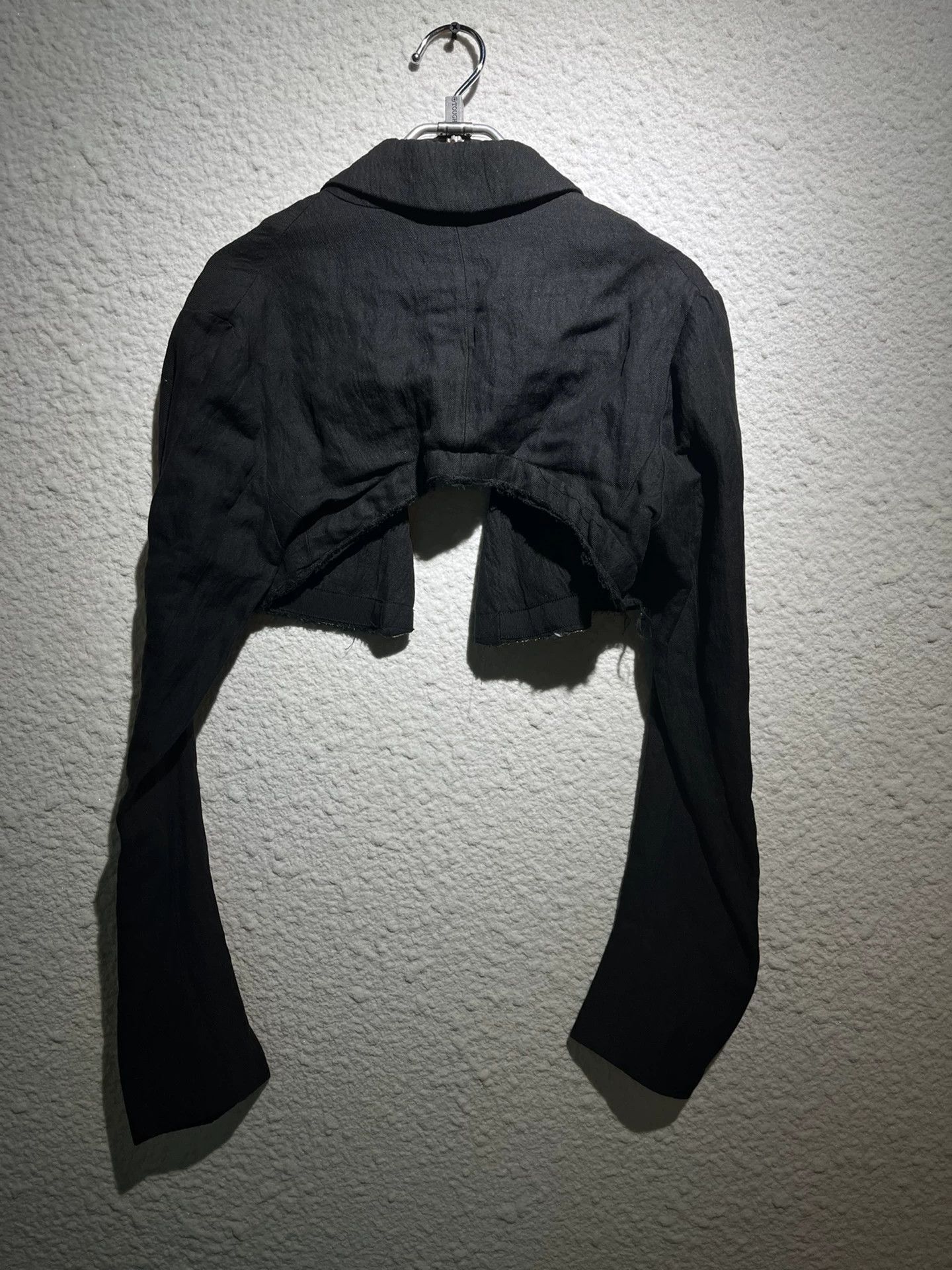 Marc Le Bihan Marc le Bihan Dark Ultra-Short Coat Size XS / US 0-2 / IT 36-38 - 6 Thumbnail