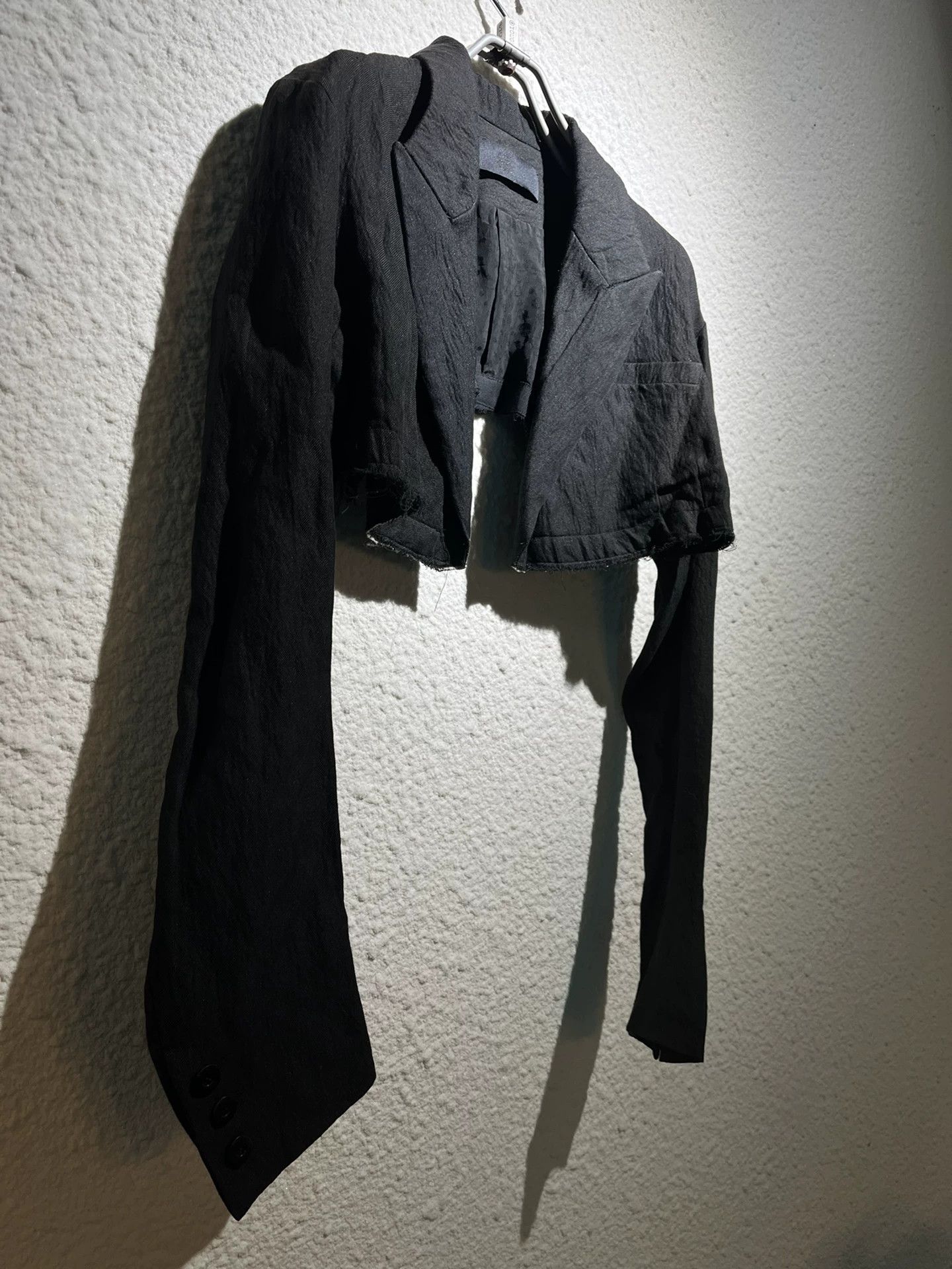 Marc Le Bihan Marc le Bihan Dark Ultra-Short Coat Size XS / US 0-2 / IT 36-38 - 2 Thumbnail